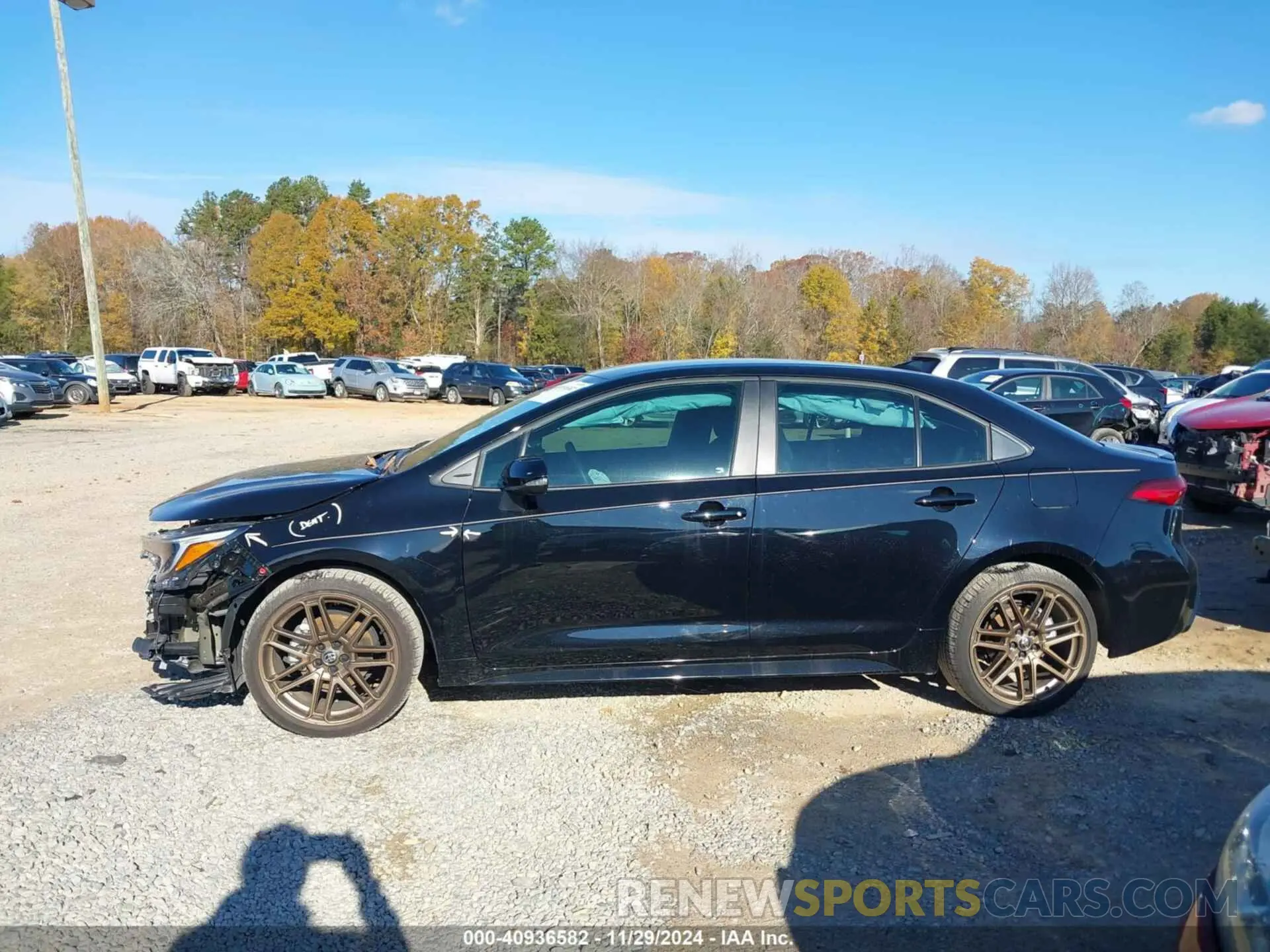 14 fotografías del automóvil dañado 5YFB4MCE0RP191627 TOYOTA COROLLA 2024