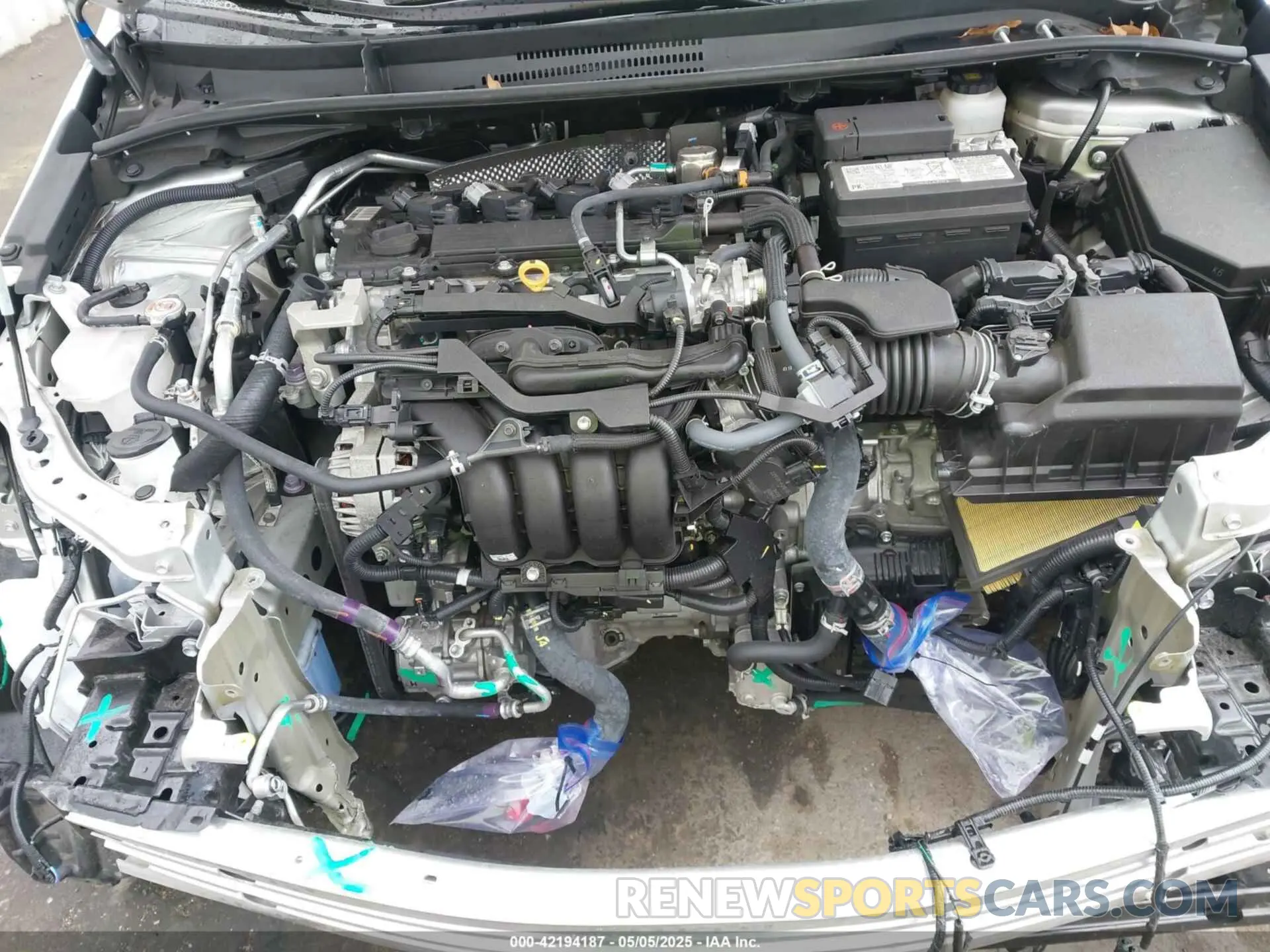 10 fotografías del automóvil dañado 5YFB4MCE1RP169426 TOYOTA COROLLA 2024
