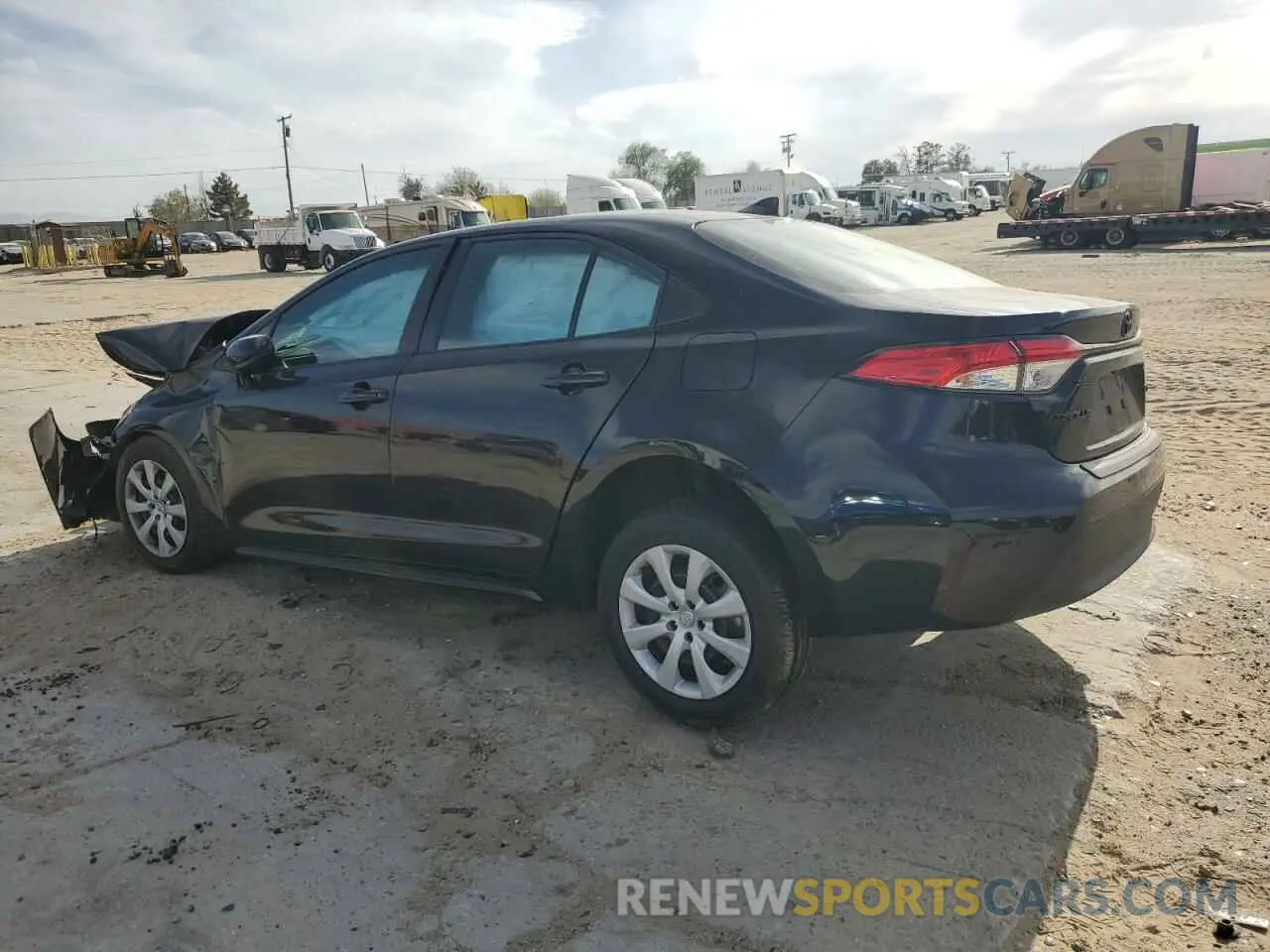 2 fotografías del automóvil dañado 5YFB4MDE0RP095334 TOYOTA COROLLA 2024