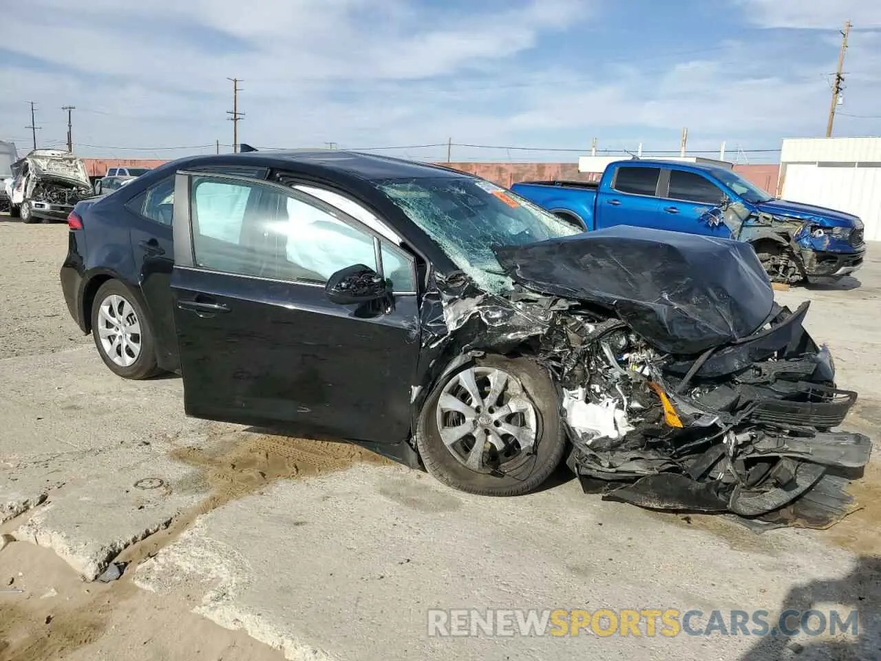 4 fotografías del automóvil dañado 5YFB4MDE0RP095334 TOYOTA COROLLA 2024