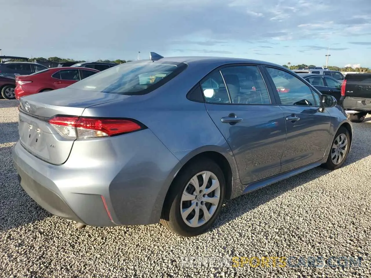 3 fotografías del automóvil dañado 5YFB4MDE0RP104887 TOYOTA COROLLA 2024