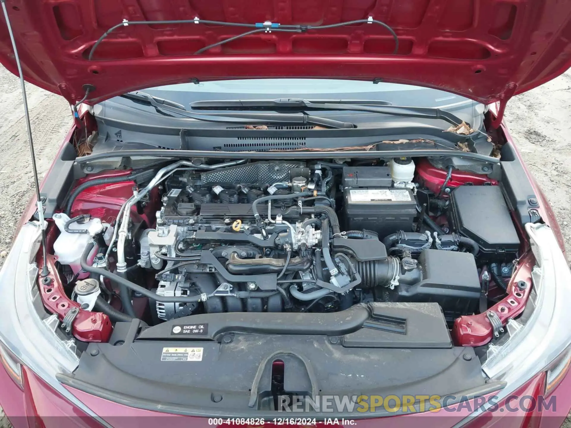 10 fotografías del automóvil dañado 5YFB4MDE0RP108308 TOYOTA COROLLA 2024