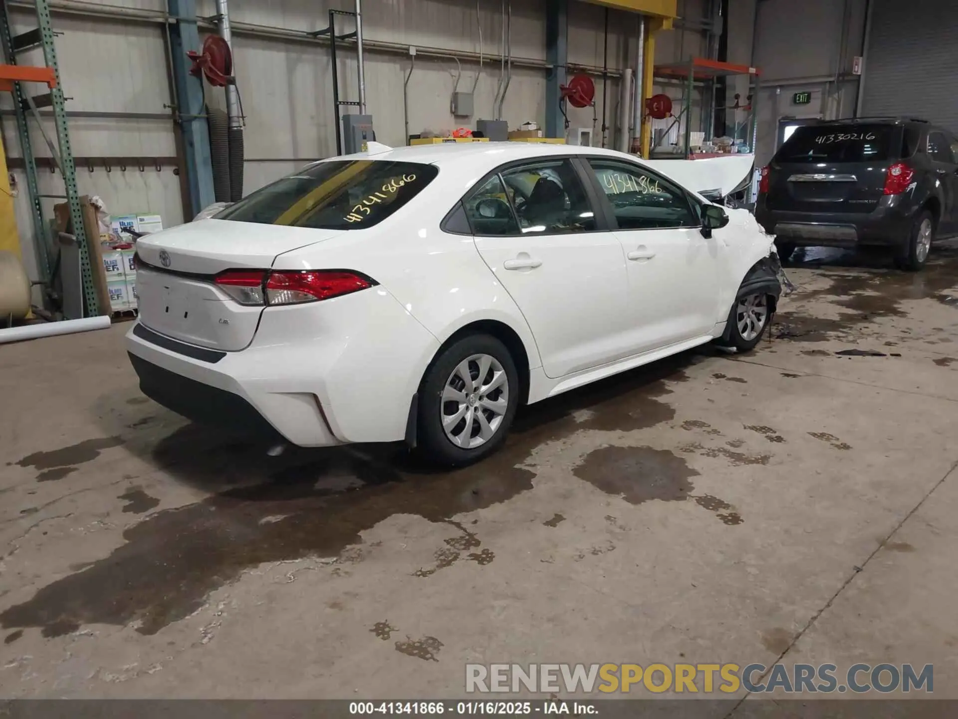 4 fotografías del automóvil dañado 5YFB4MDE0RP118014 TOYOTA COROLLA 2024