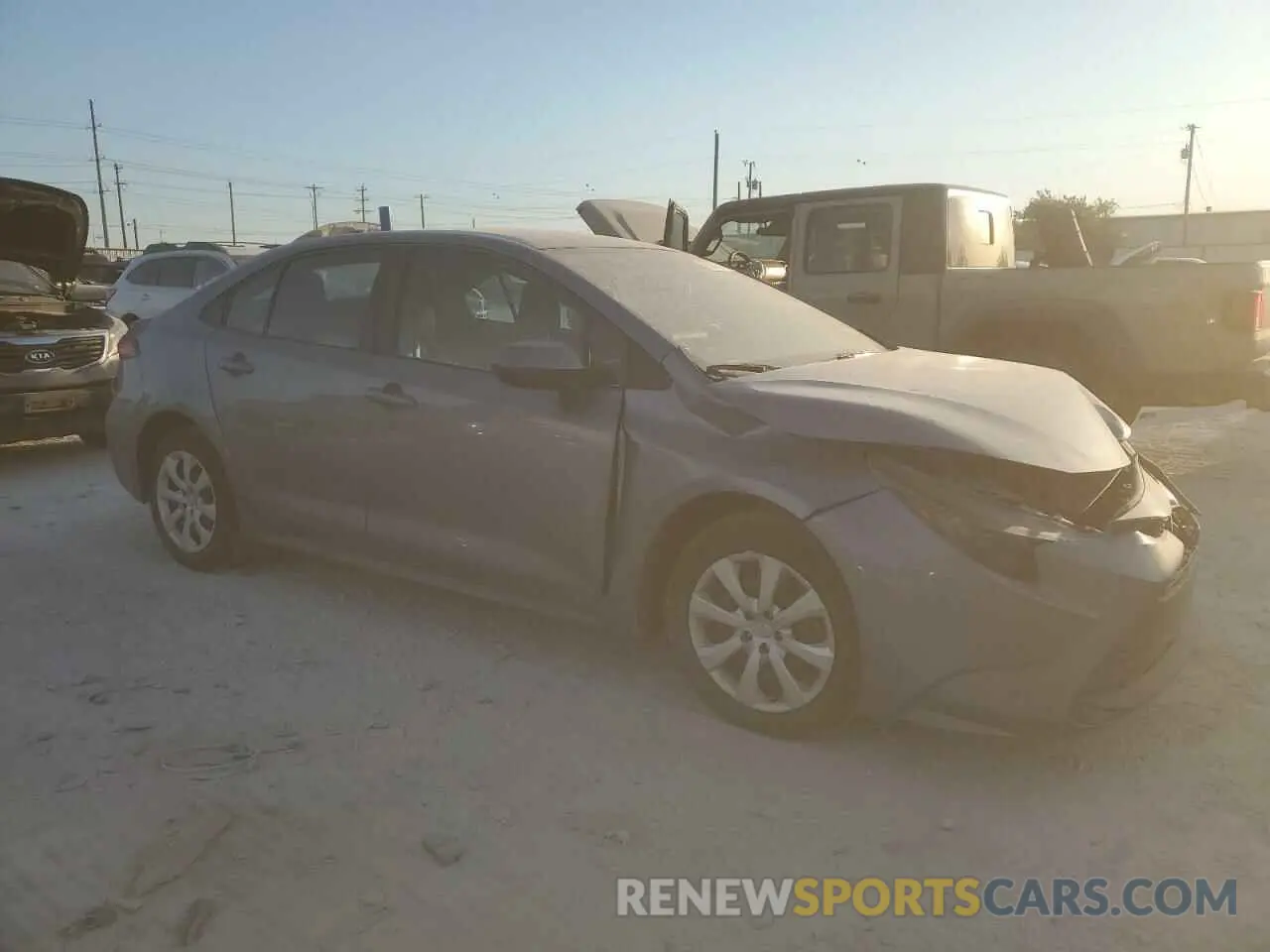 4 fotografías del automóvil dañado 5YFB4MDE0RP121415 TOYOTA COROLLA 2024