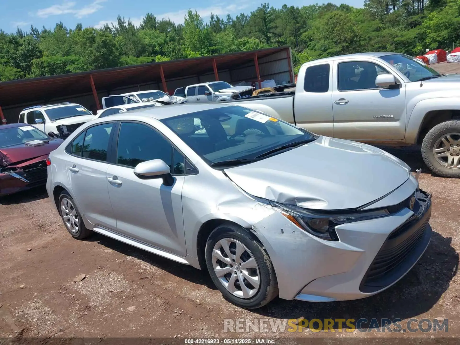 13 fotografías del automóvil dañado 5YFB4MDE0RP122550 TOYOTA COROLLA 2024