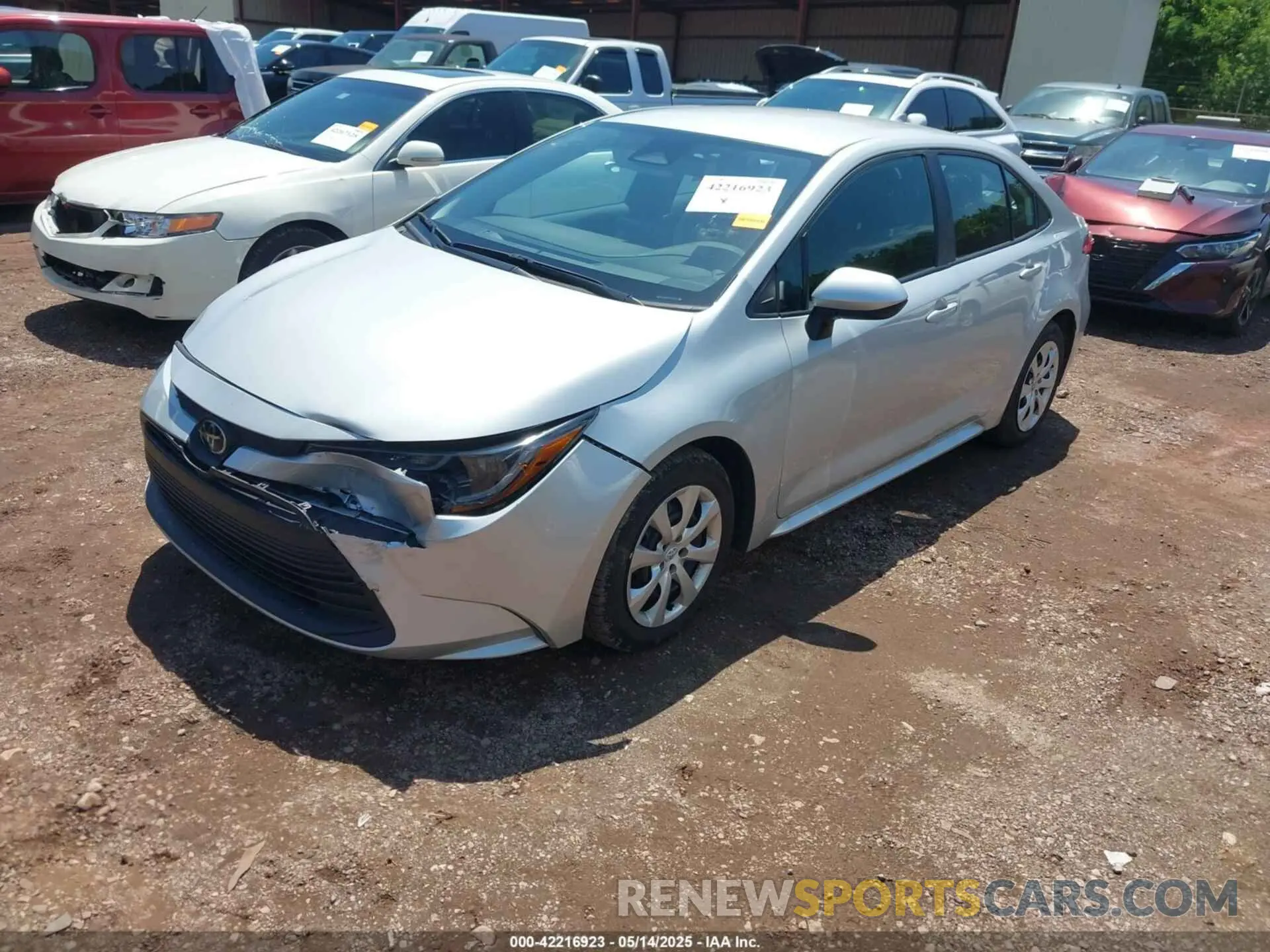 2 fotografías del automóvil dañado 5YFB4MDE0RP122550 TOYOTA COROLLA 2024