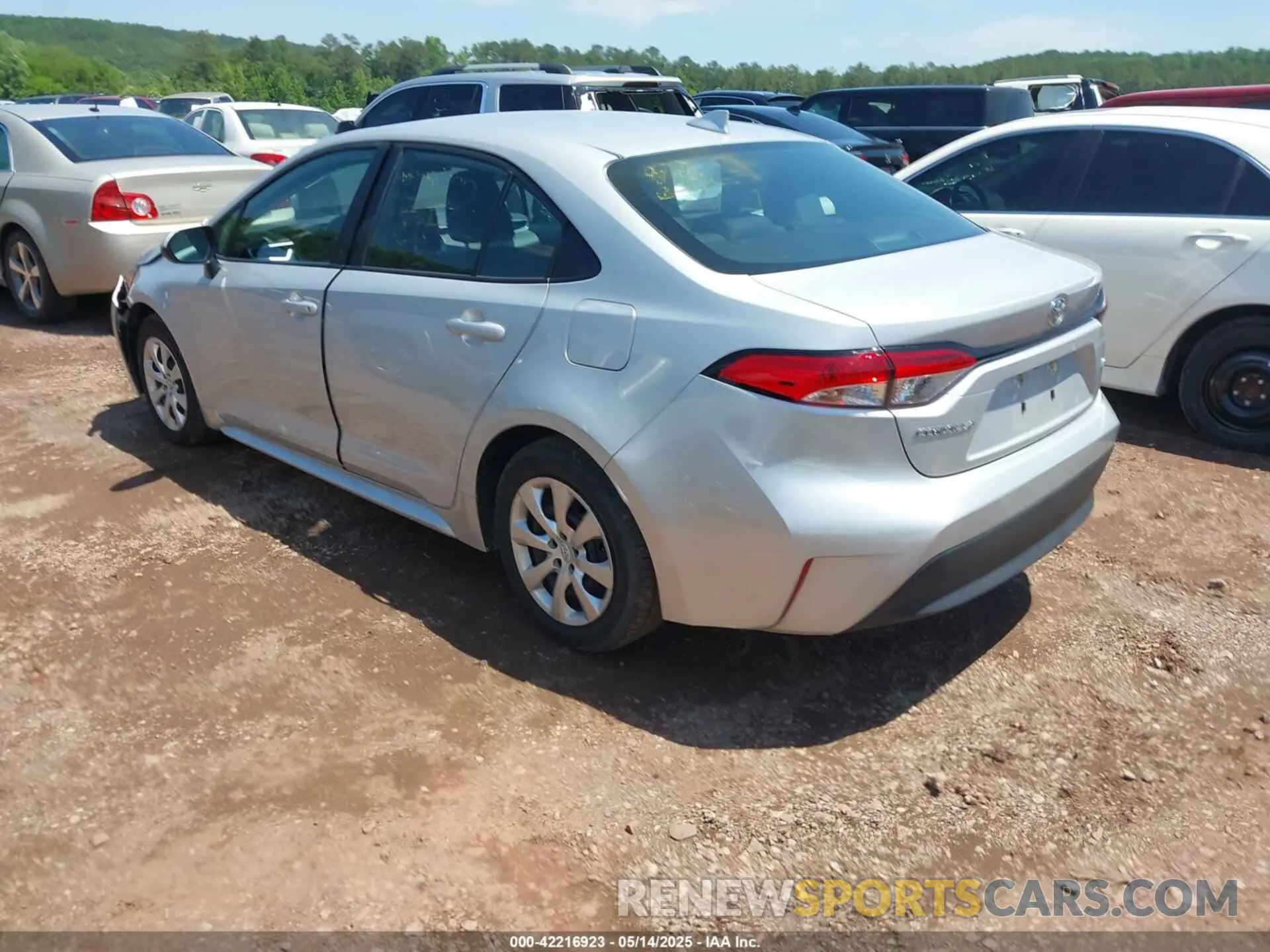 3 fotografías del automóvil dañado 5YFB4MDE0RP122550 TOYOTA COROLLA 2024