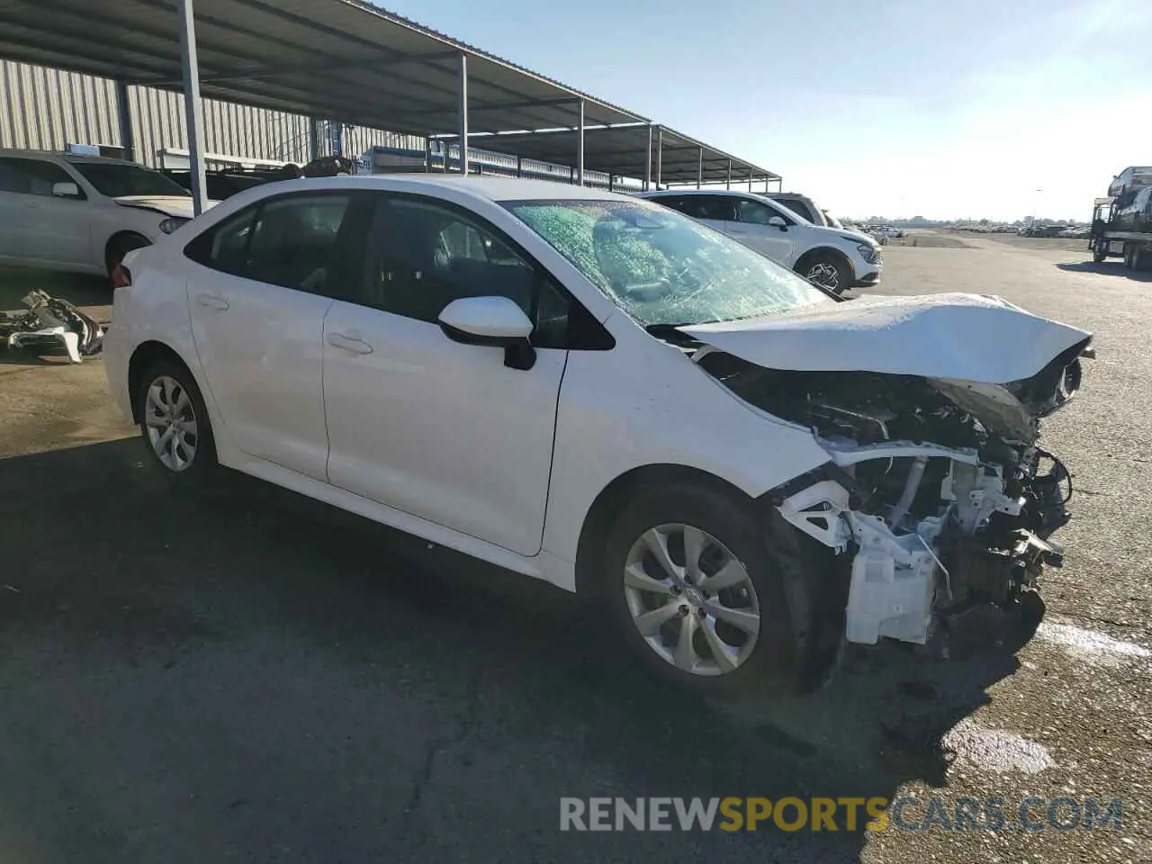 4 fotografías del automóvil dañado 5YFB4MDE0RP126209 TOYOTA COROLLA 2024