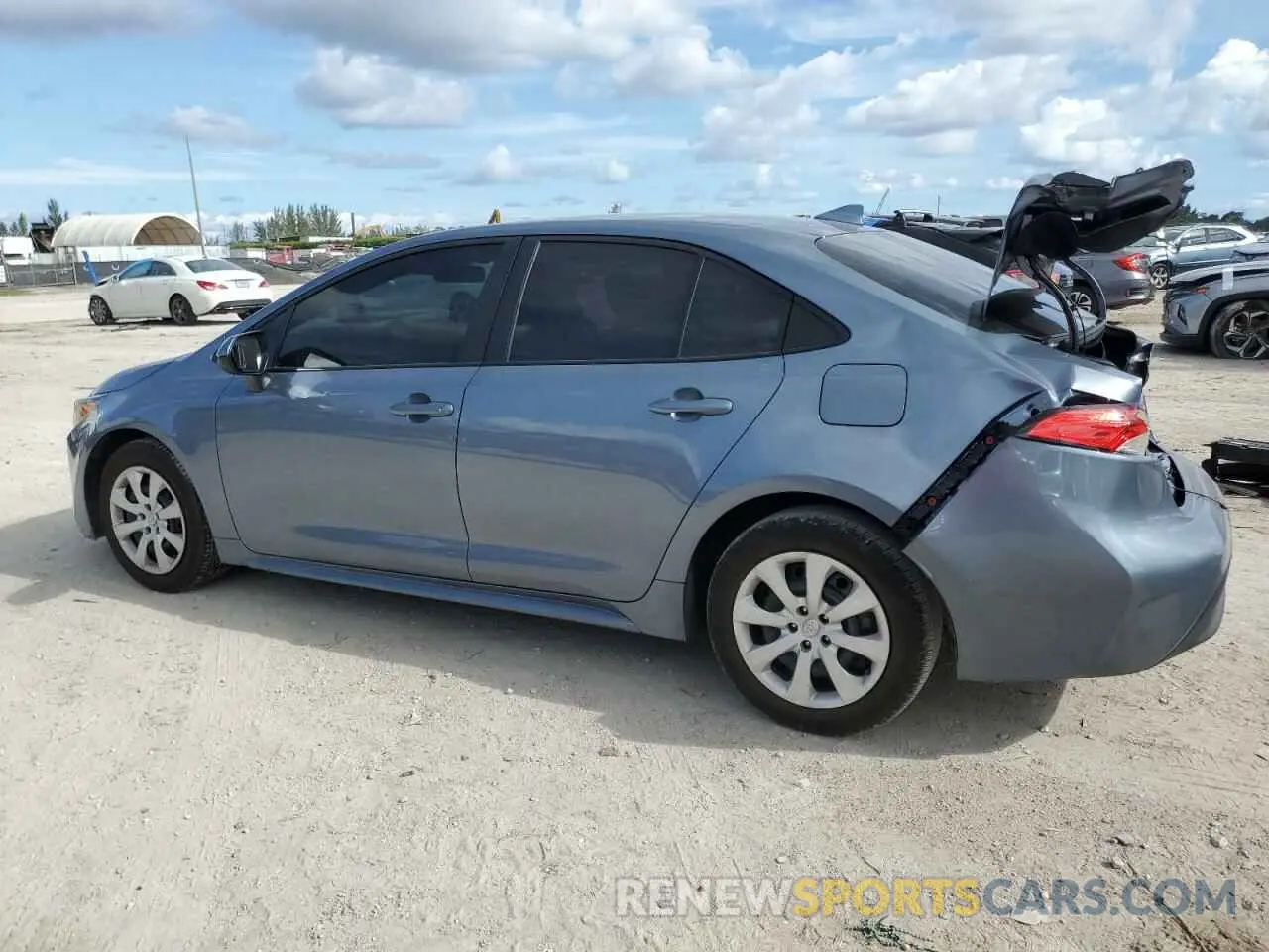 2 fotografías del automóvil dañado 5YFB4MDE0RP138926 TOYOTA COROLLA 2024