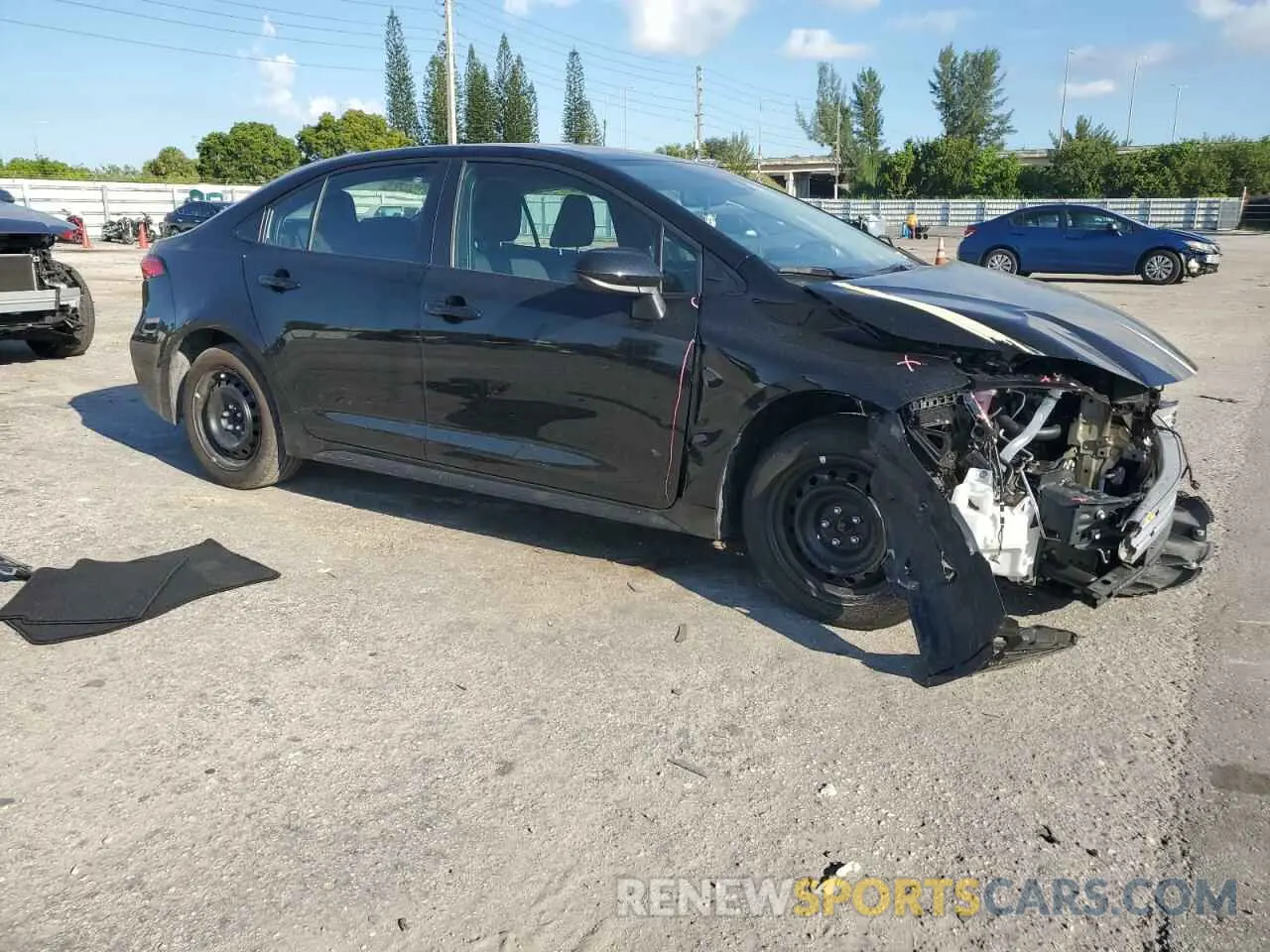 4 fotografías del automóvil dañado 5YFB4MDE0RP181520 TOYOTA COROLLA 2024