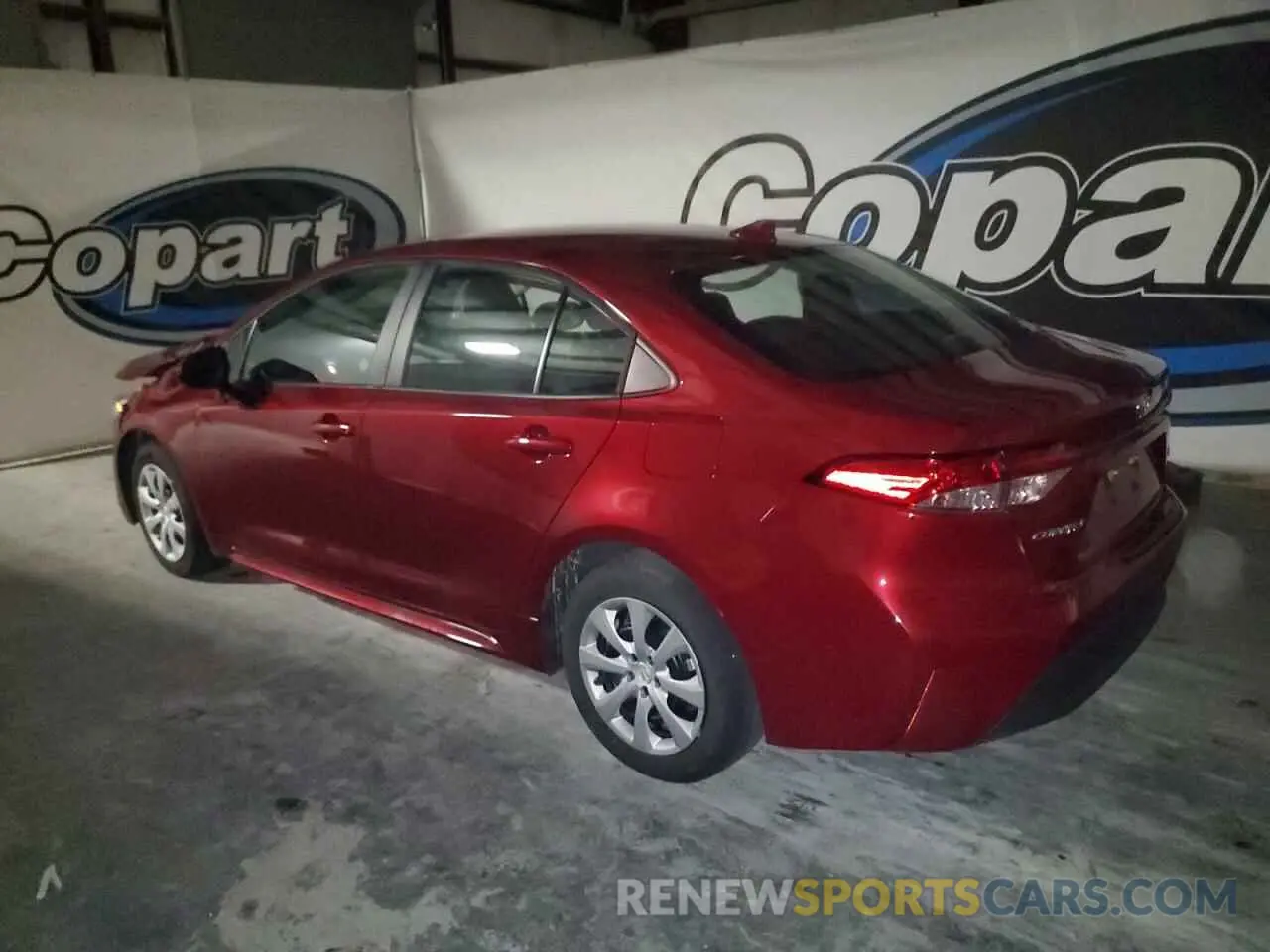 2 fotografías del automóvil dañado 5YFB4MDE0RP184157 TOYOTA COROLLA 2024