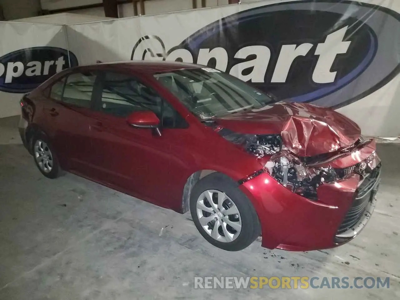 4 fotografías del automóvil dañado 5YFB4MDE0RP184157 TOYOTA COROLLA 2024