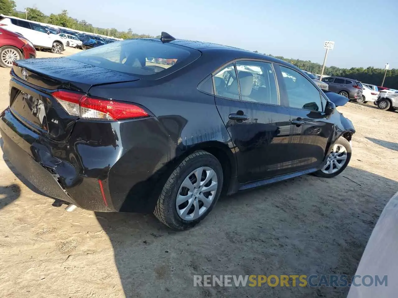 3 fotografías del automóvil dañado 5YFB4MDE0RP190315 TOYOTA COROLLA 2024