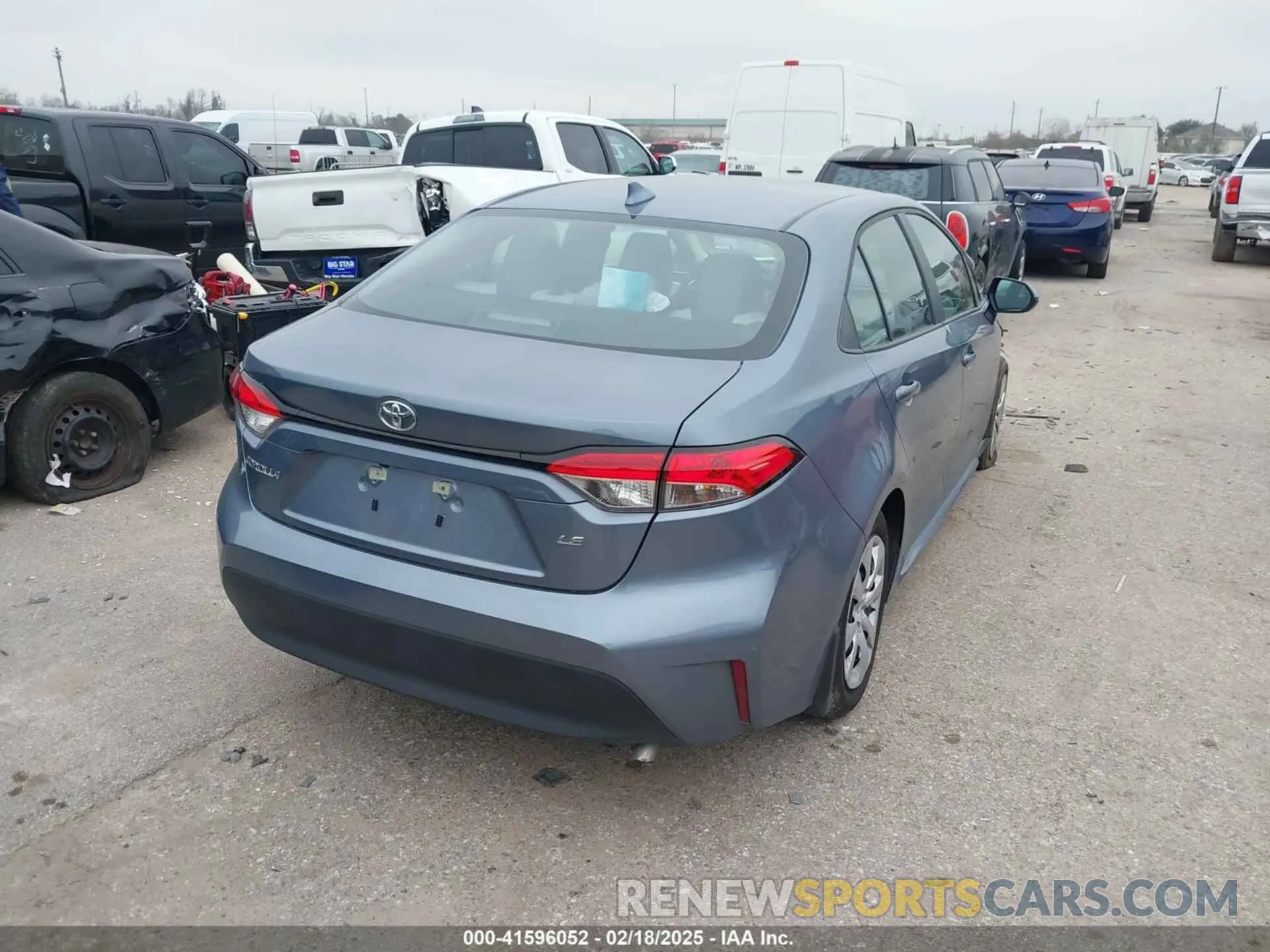 4 fotografías del automóvil dañado 5YFB4MDE0RP210806 TOYOTA COROLLA 2024
