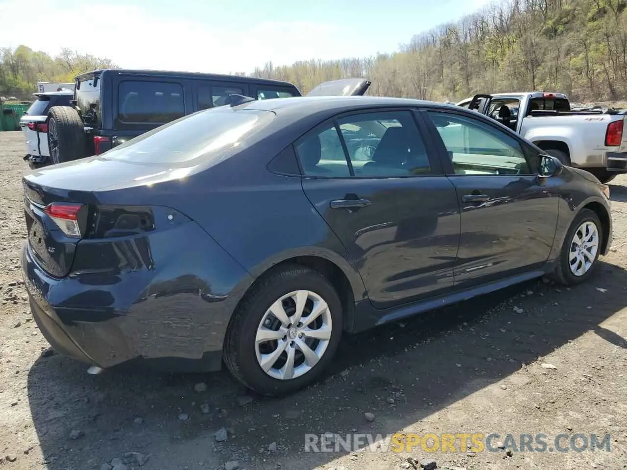 3 fotografías del automóvil dañado 5YFB4MDE0RP212295 TOYOTA COROLLA 2024