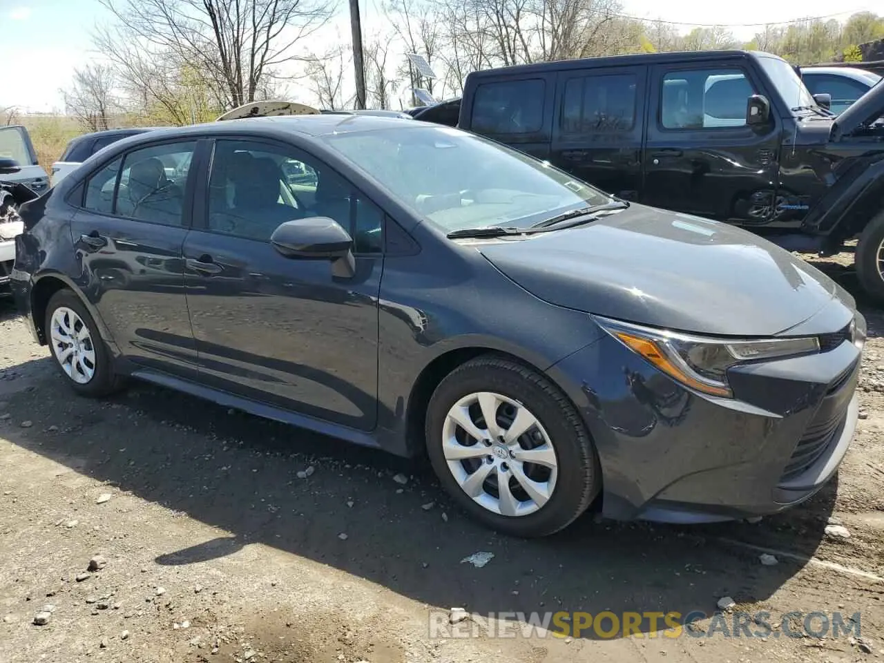 4 fotografías del automóvil dañado 5YFB4MDE0RP212295 TOYOTA COROLLA 2024