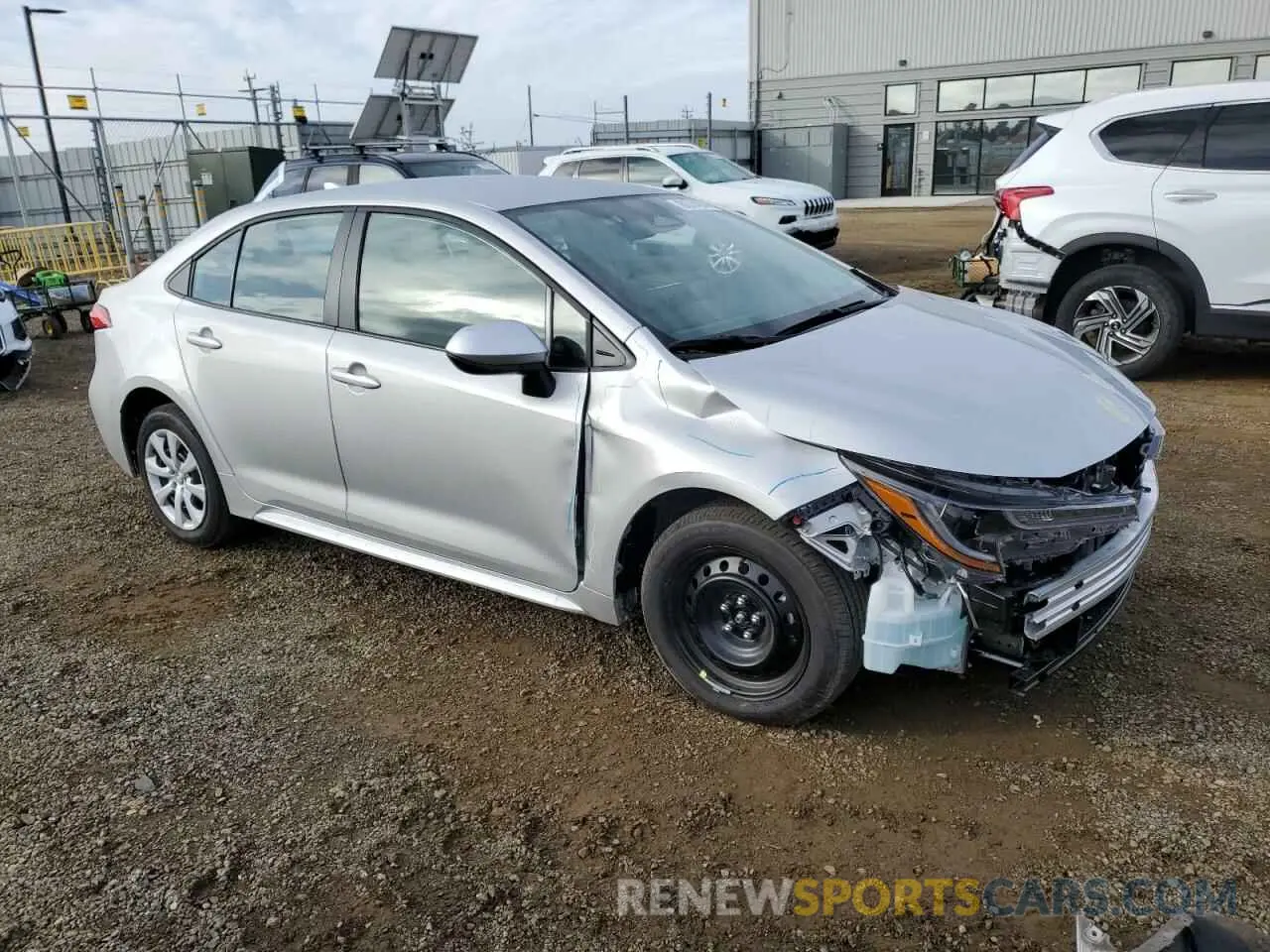 4 fotografías del automóvil dañado 5YFB4MDE0RP217318 TOYOTA COROLLA 2024