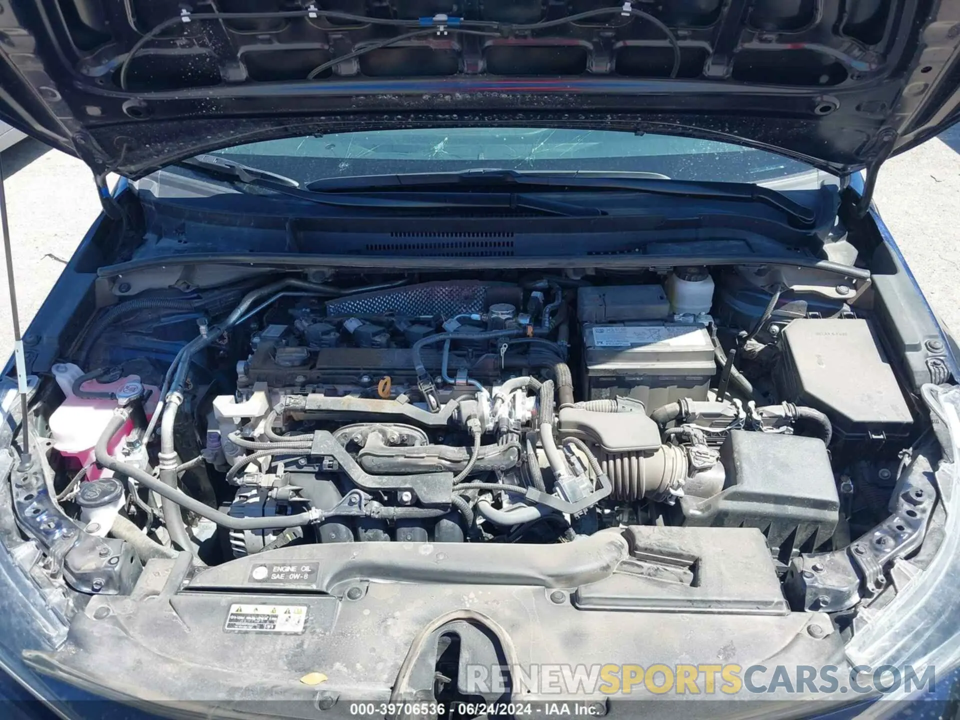 10 fotografías del automóvil dañado 5YFB4MDE1RP080972 TOYOTA COROLLA 2024