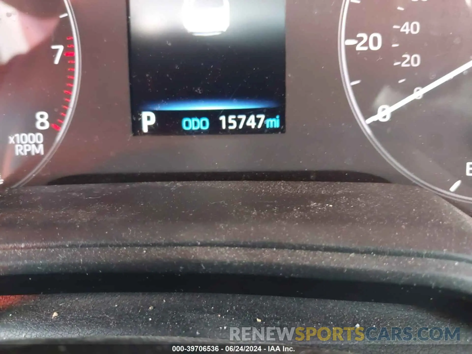 15 fotografías del automóvil dañado 5YFB4MDE1RP080972 TOYOTA COROLLA 2024