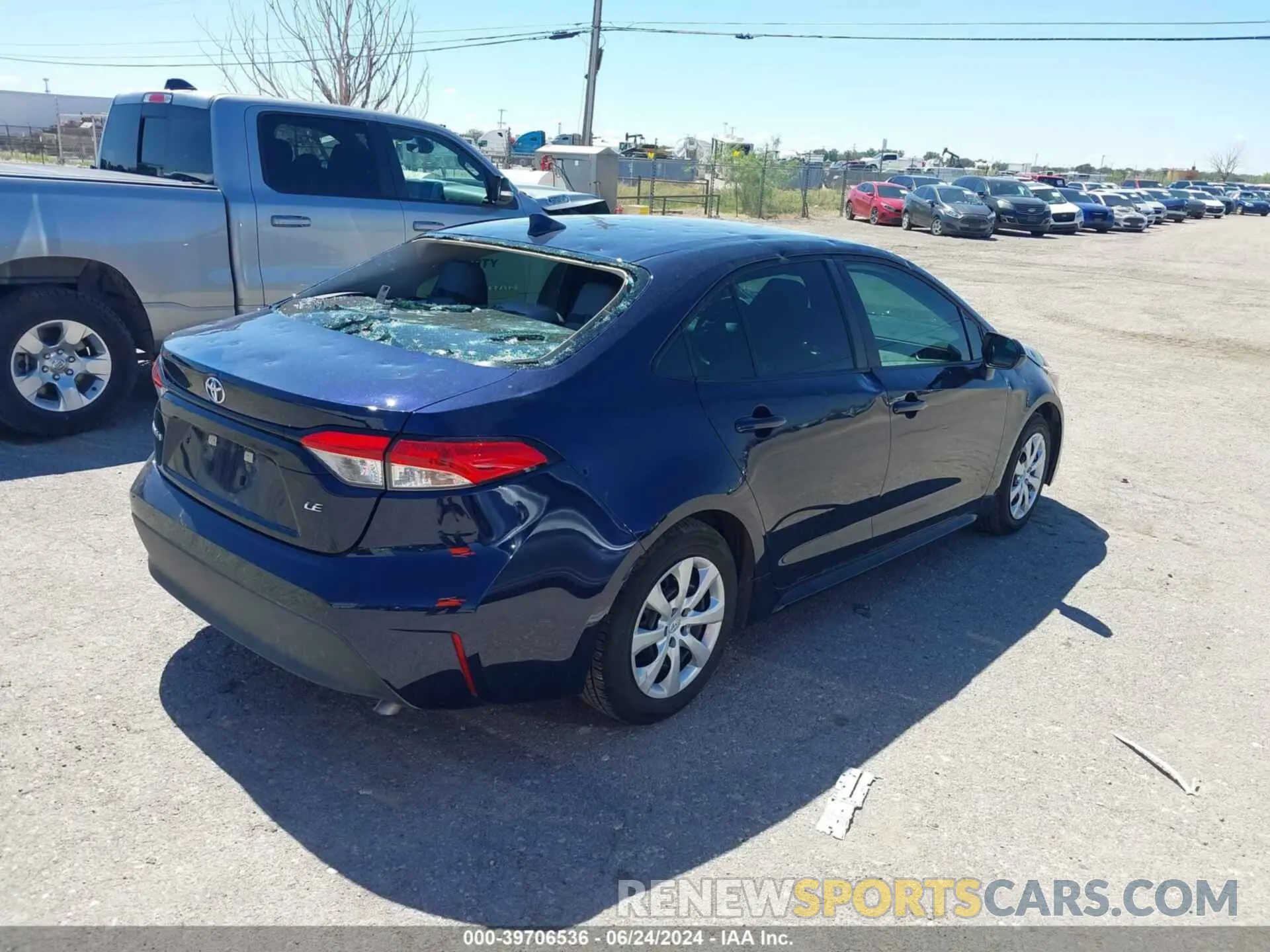 4 fotografías del automóvil dañado 5YFB4MDE1RP080972 TOYOTA COROLLA 2024