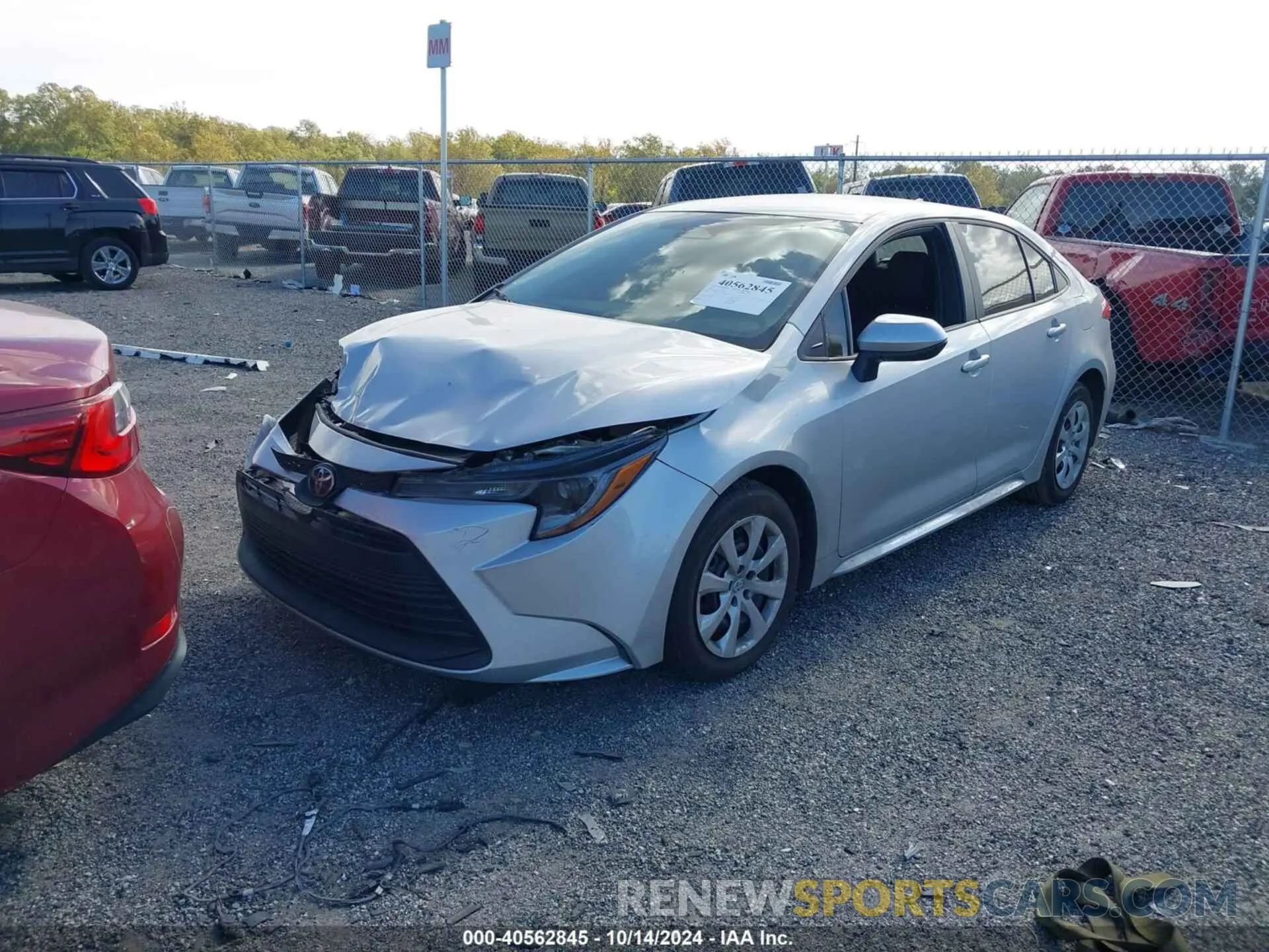 2 fotografías del automóvil dañado 5YFB4MDE1RP102999 TOYOTA COROLLA 2024
