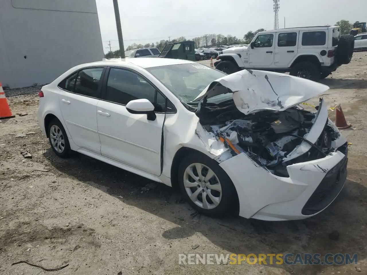 4 fotografías del automóvil dañado 5YFB4MDE1RP115767 TOYOTA COROLLA 2024