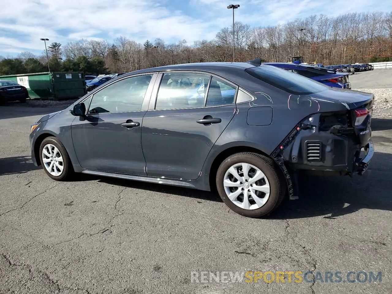 2 fotografías del automóvil dañado 5YFB4MDE1RP117860 TOYOTA COROLLA 2024