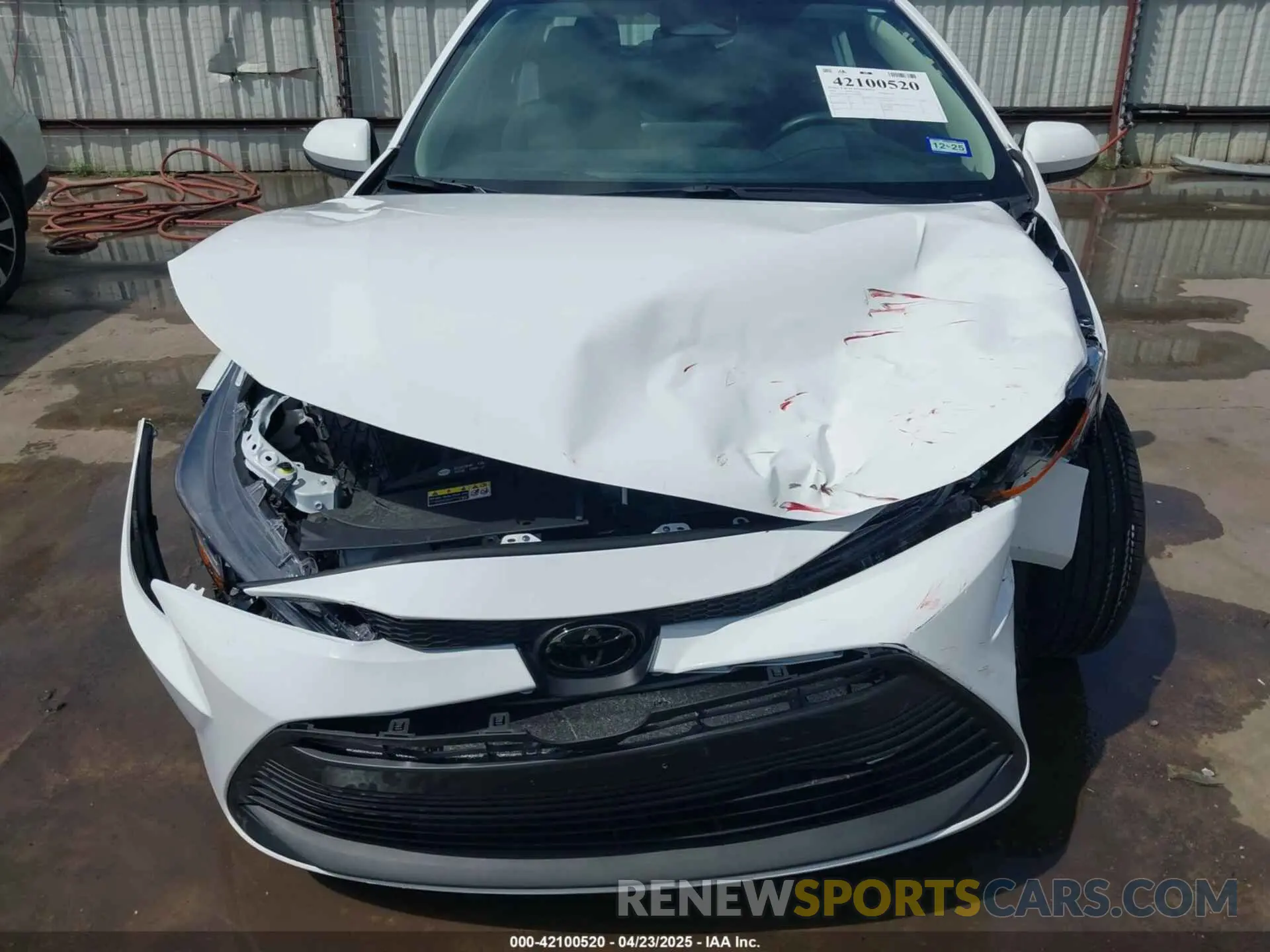 6 fotografías del automóvil dañado 5YFB4MDE1RP123786 TOYOTA COROLLA 2024