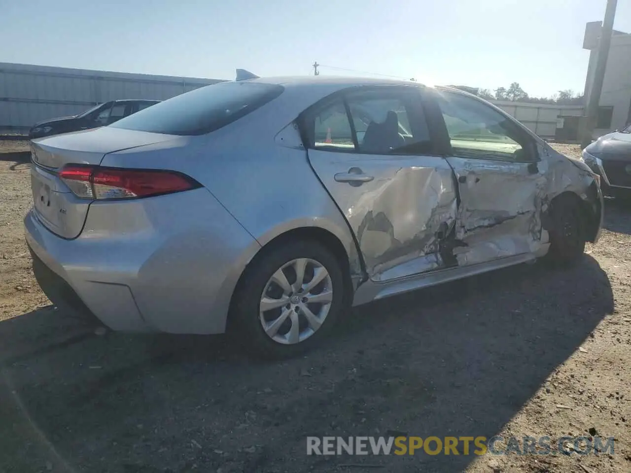 3 fotografías del automóvil dañado 5YFB4MDE1RP126316 TOYOTA COROLLA 2024