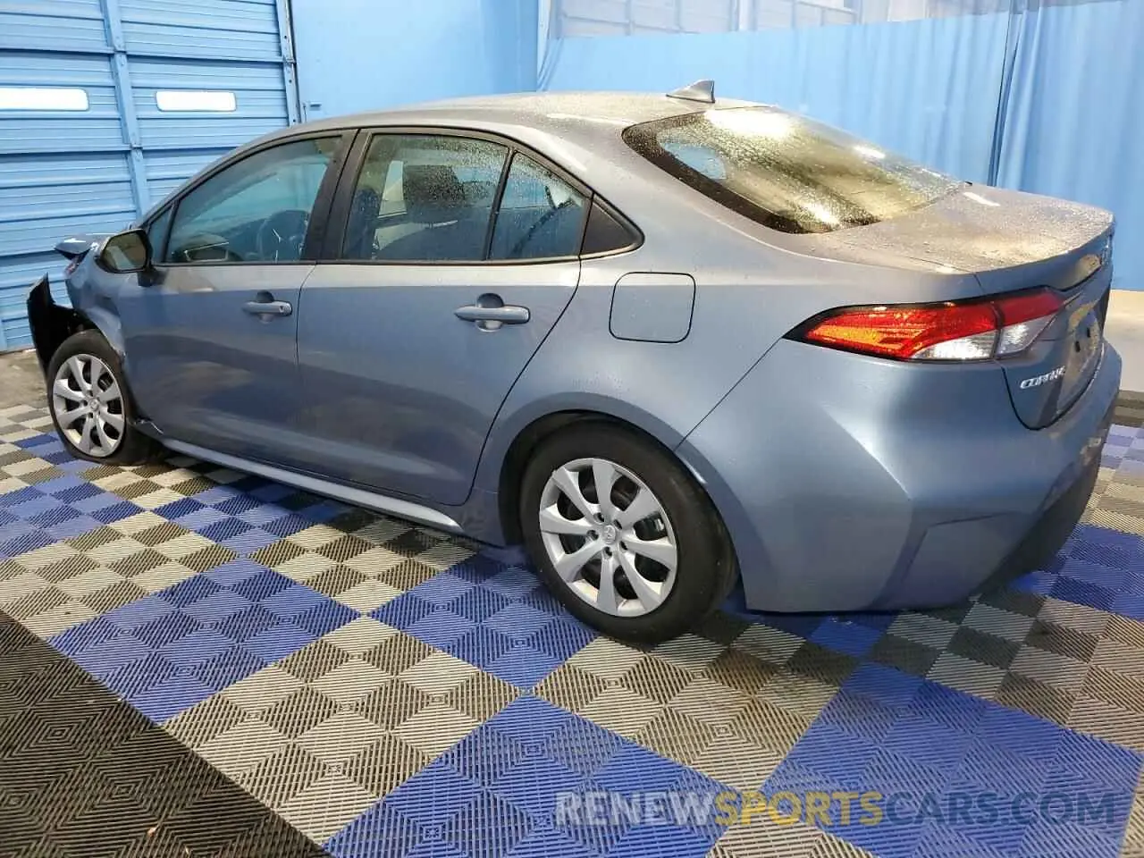 2 fotografías del automóvil dañado 5YFB4MDE1RP128423 TOYOTA COROLLA 2024