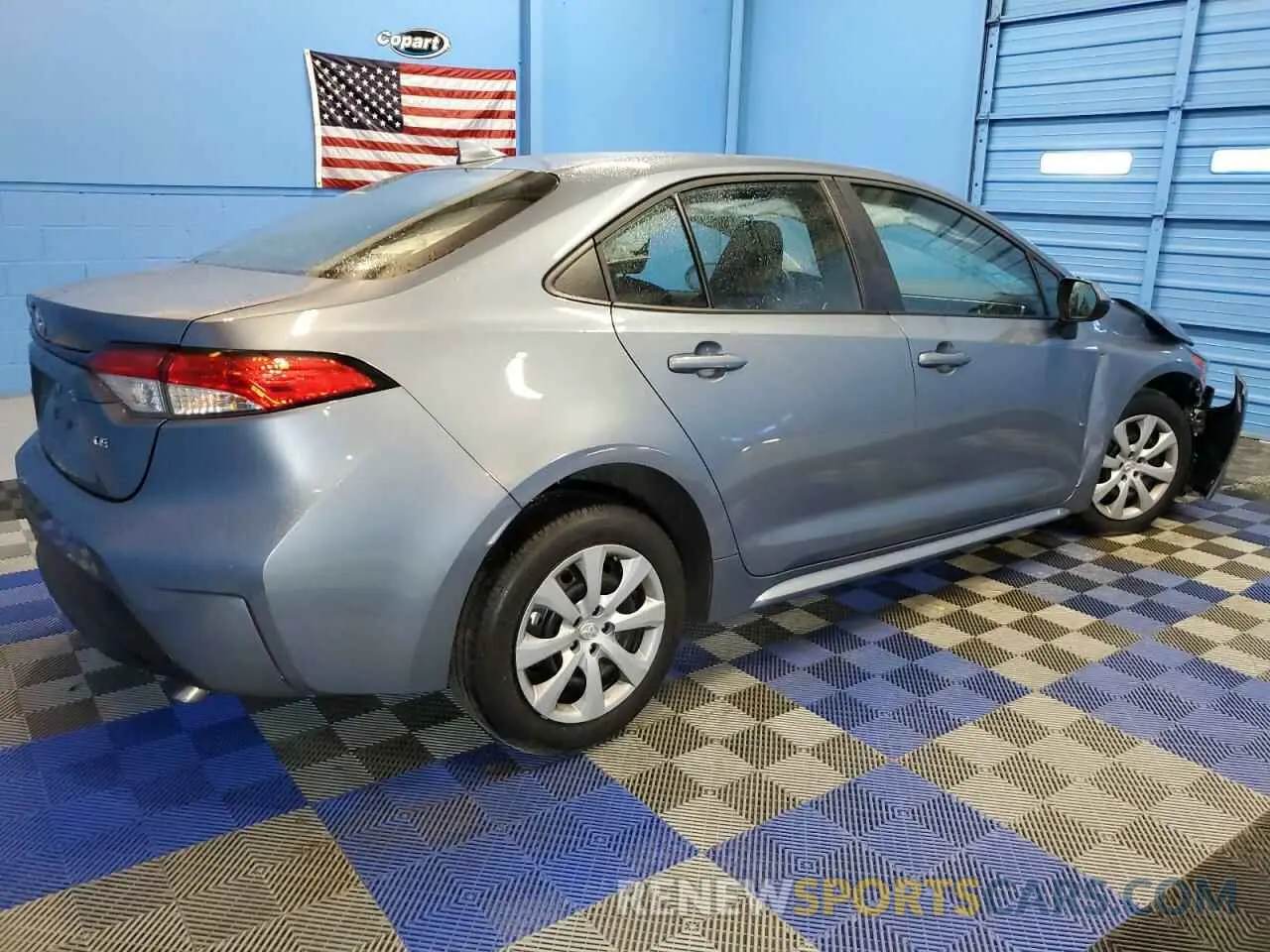 3 fotografías del automóvil dañado 5YFB4MDE1RP128423 TOYOTA COROLLA 2024