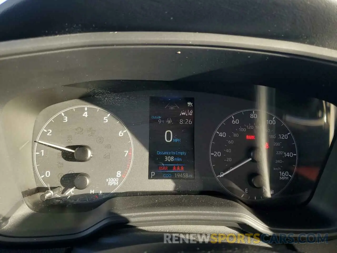 9 fotografías del automóvil dañado 5YFB4MDE1RP153449 TOYOTA COROLLA 2024