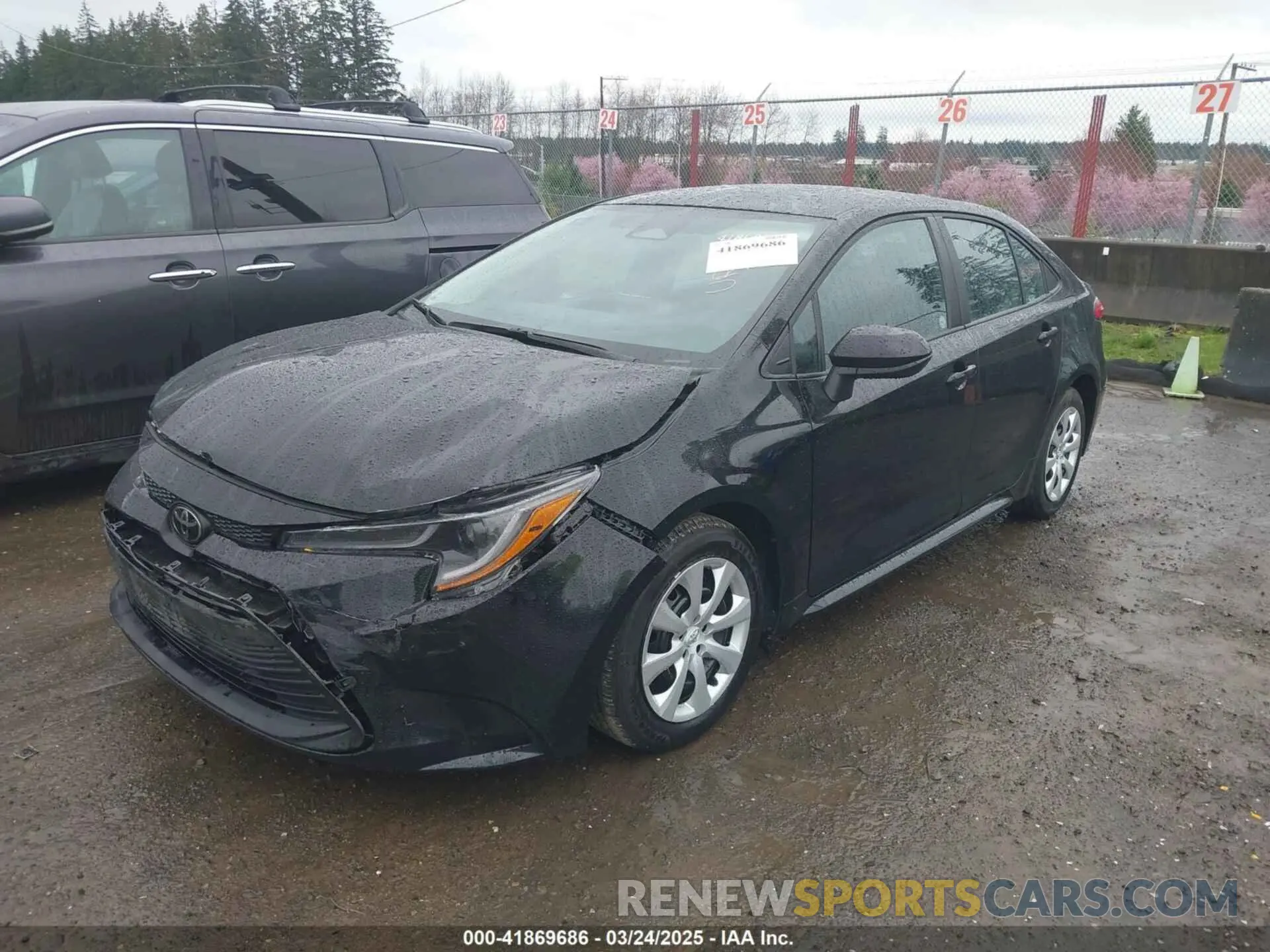 2 fotografías del automóvil dañado 5YFB4MDE1RP157937 TOYOTA COROLLA 2024