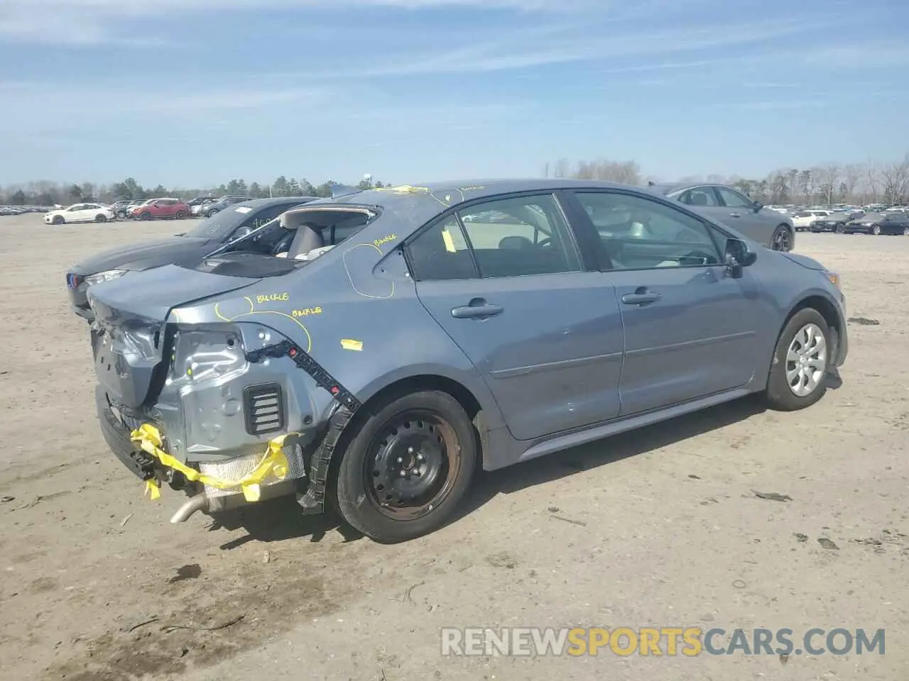 3 fotografías del automóvil dañado 5YFB4MDE1RP159705 TOYOTA COROLLA 2024