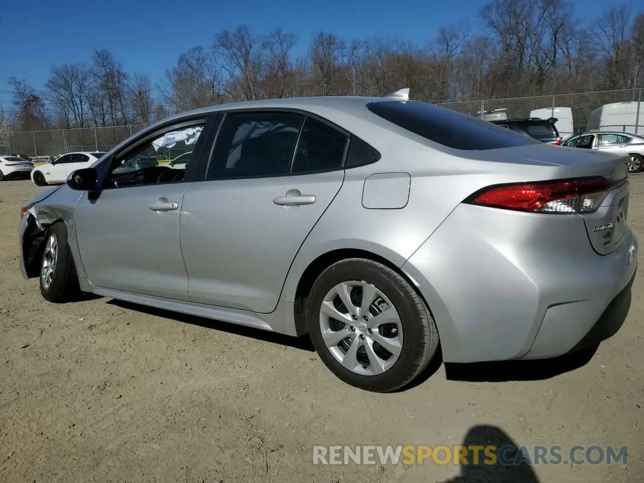 2 fotografías del automóvil dañado 5YFB4MDE1RP162331 TOYOTA COROLLA 2024