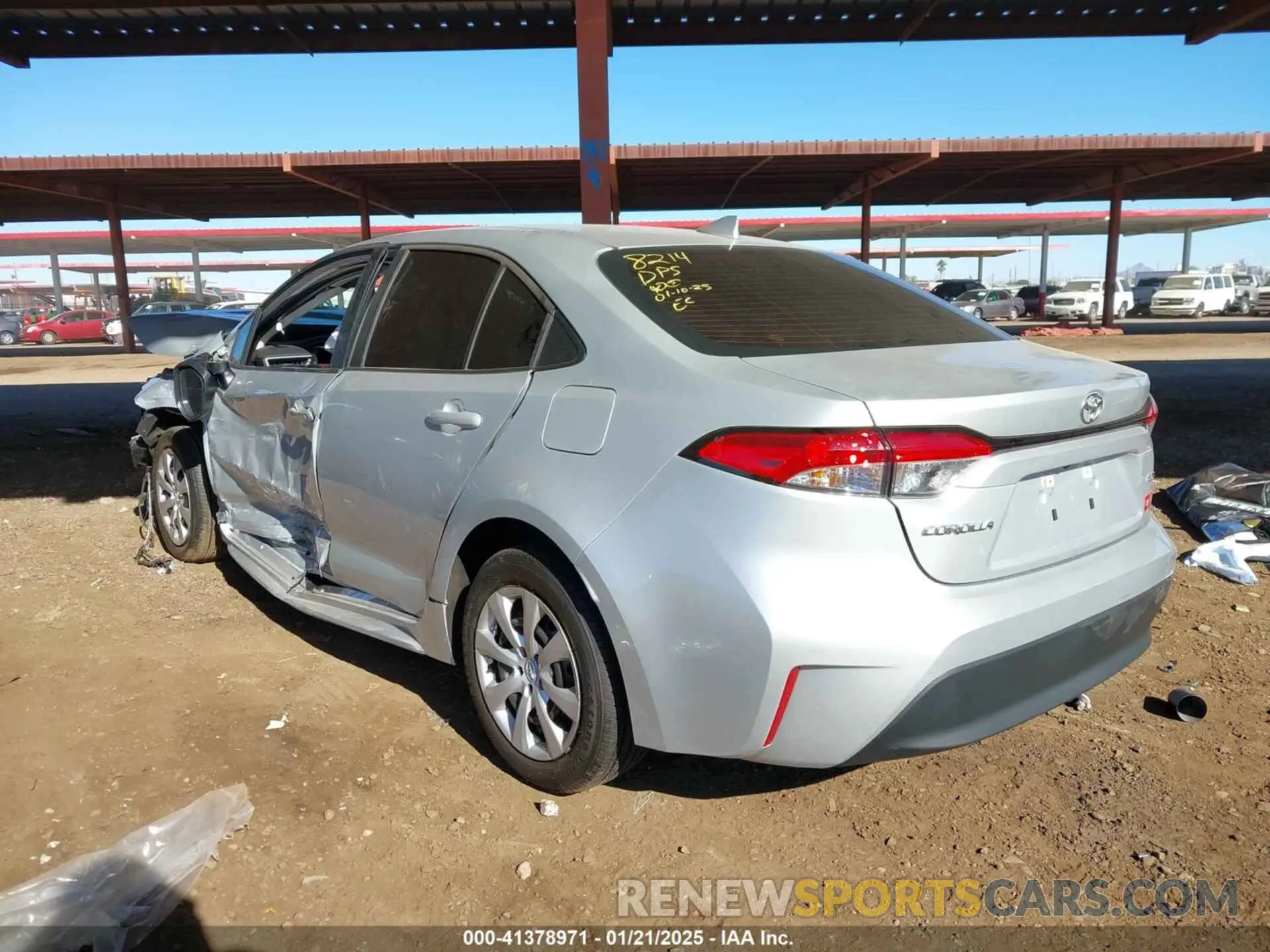 3 fotografías del automóvil dañado 5YFB4MDE1RP183356 TOYOTA COROLLA 2024
