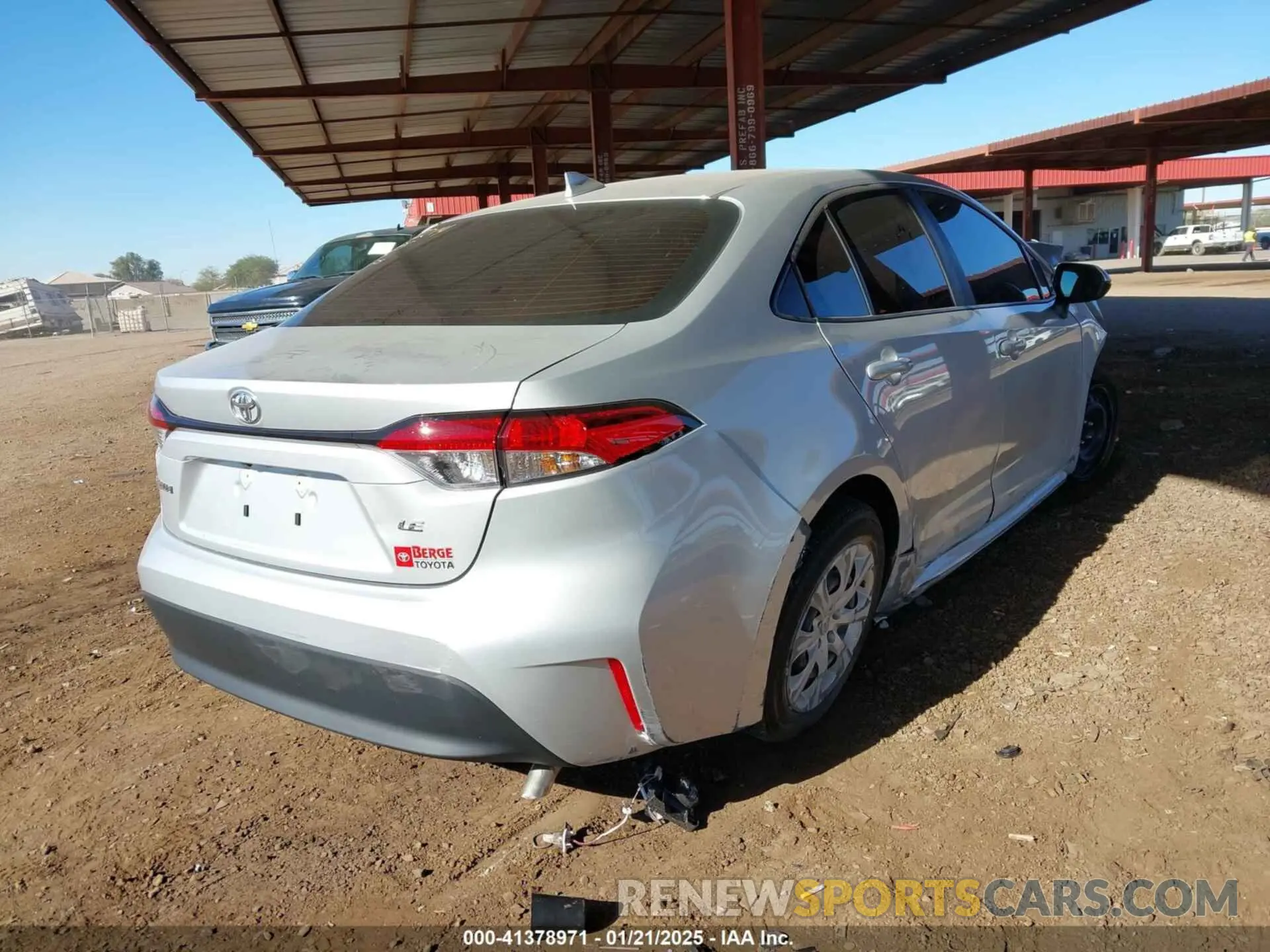 4 fotografías del automóvil dañado 5YFB4MDE1RP183356 TOYOTA COROLLA 2024