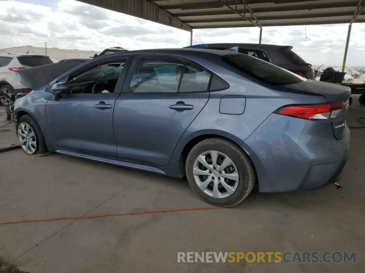 2 fotografías del automóvil dañado 5YFB4MDE1RP185818 TOYOTA COROLLA 2024