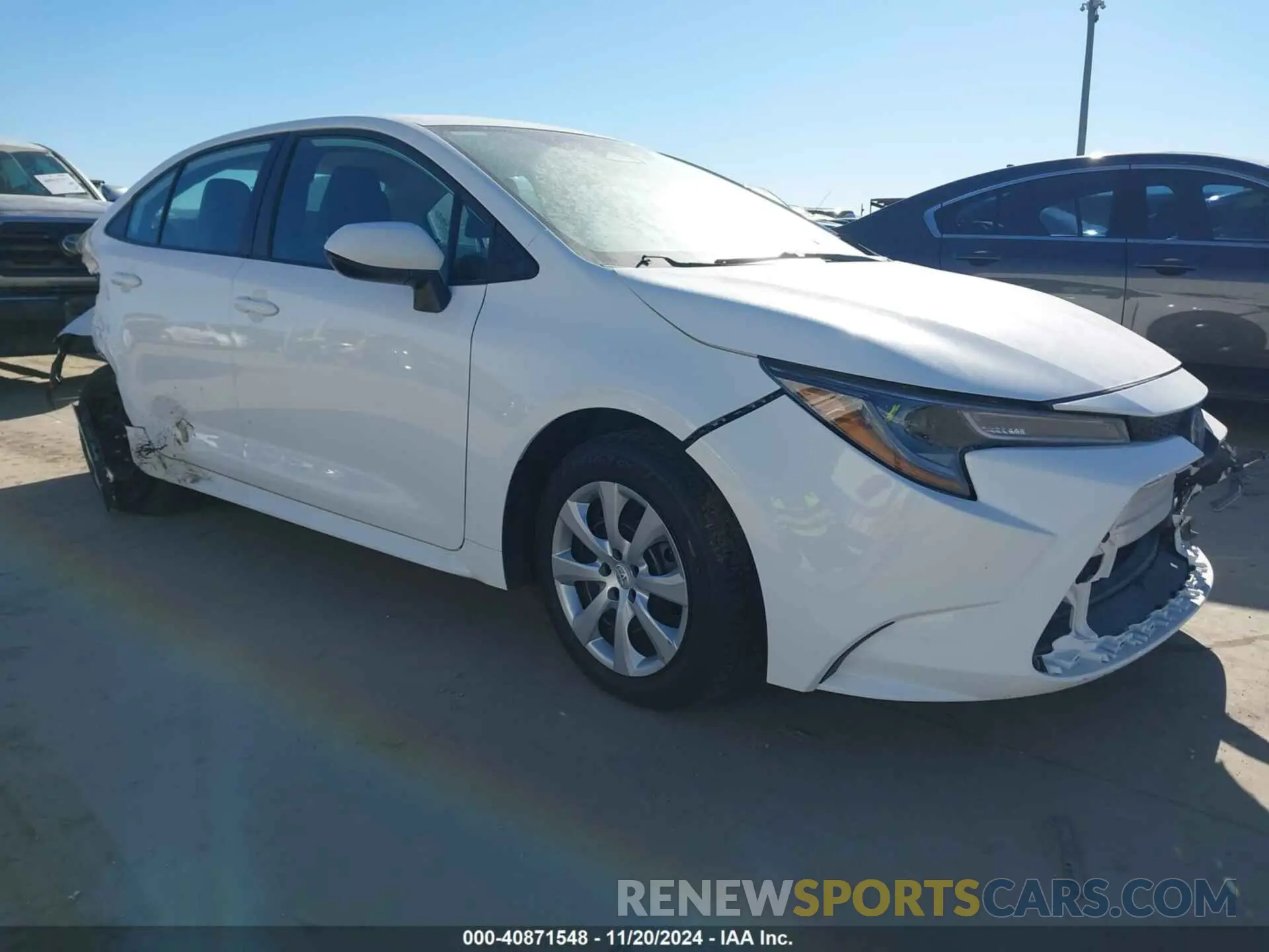 1 fotografías del automóvil dañado 5YFB4MDE2RP084500 TOYOTA COROLLA 2024