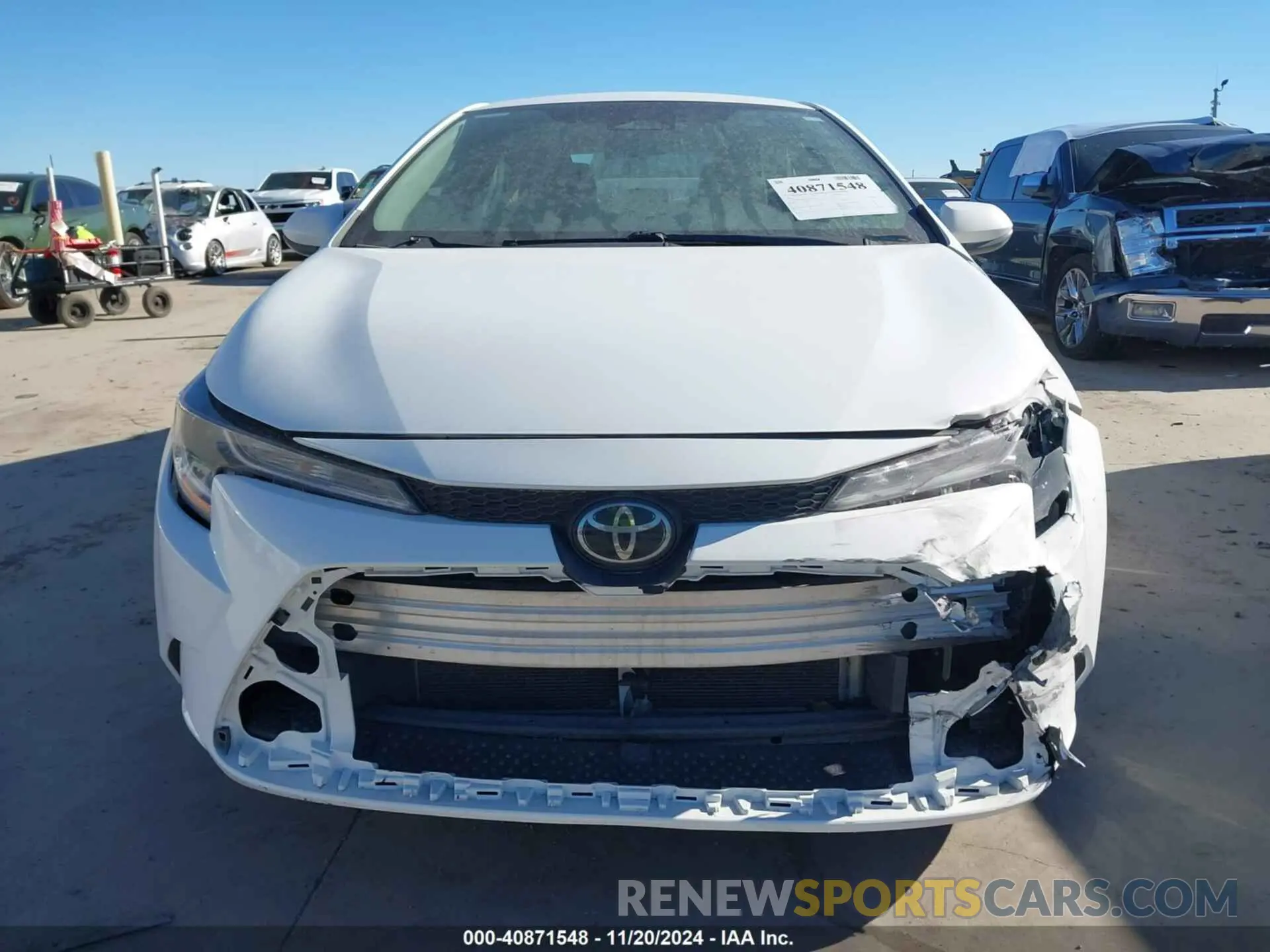 13 fotografías del automóvil dañado 5YFB4MDE2RP084500 TOYOTA COROLLA 2024