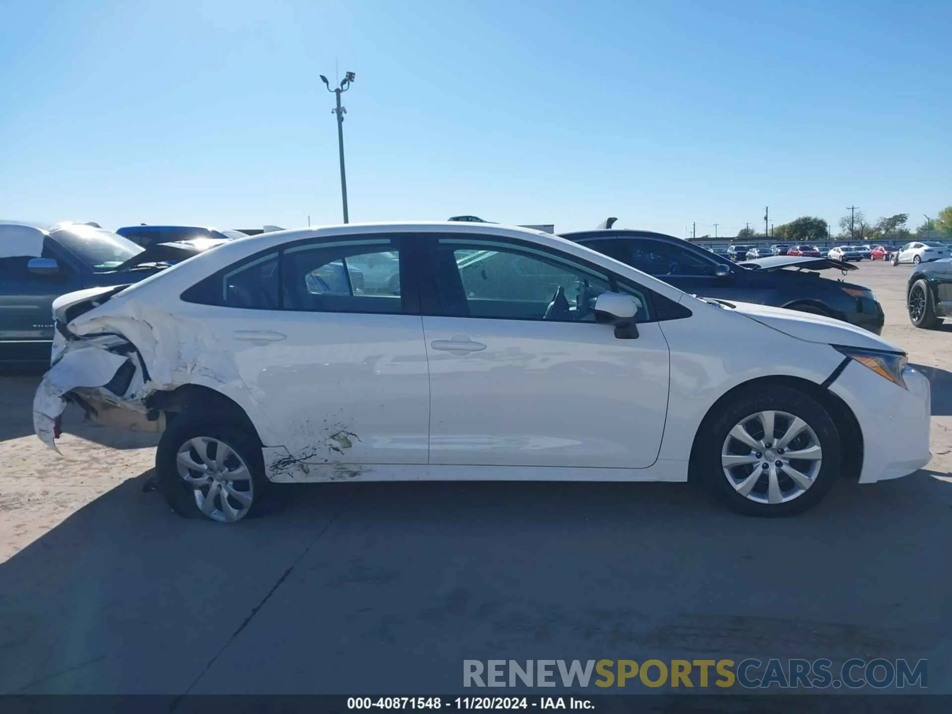 14 fotografías del automóvil dañado 5YFB4MDE2RP084500 TOYOTA COROLLA 2024