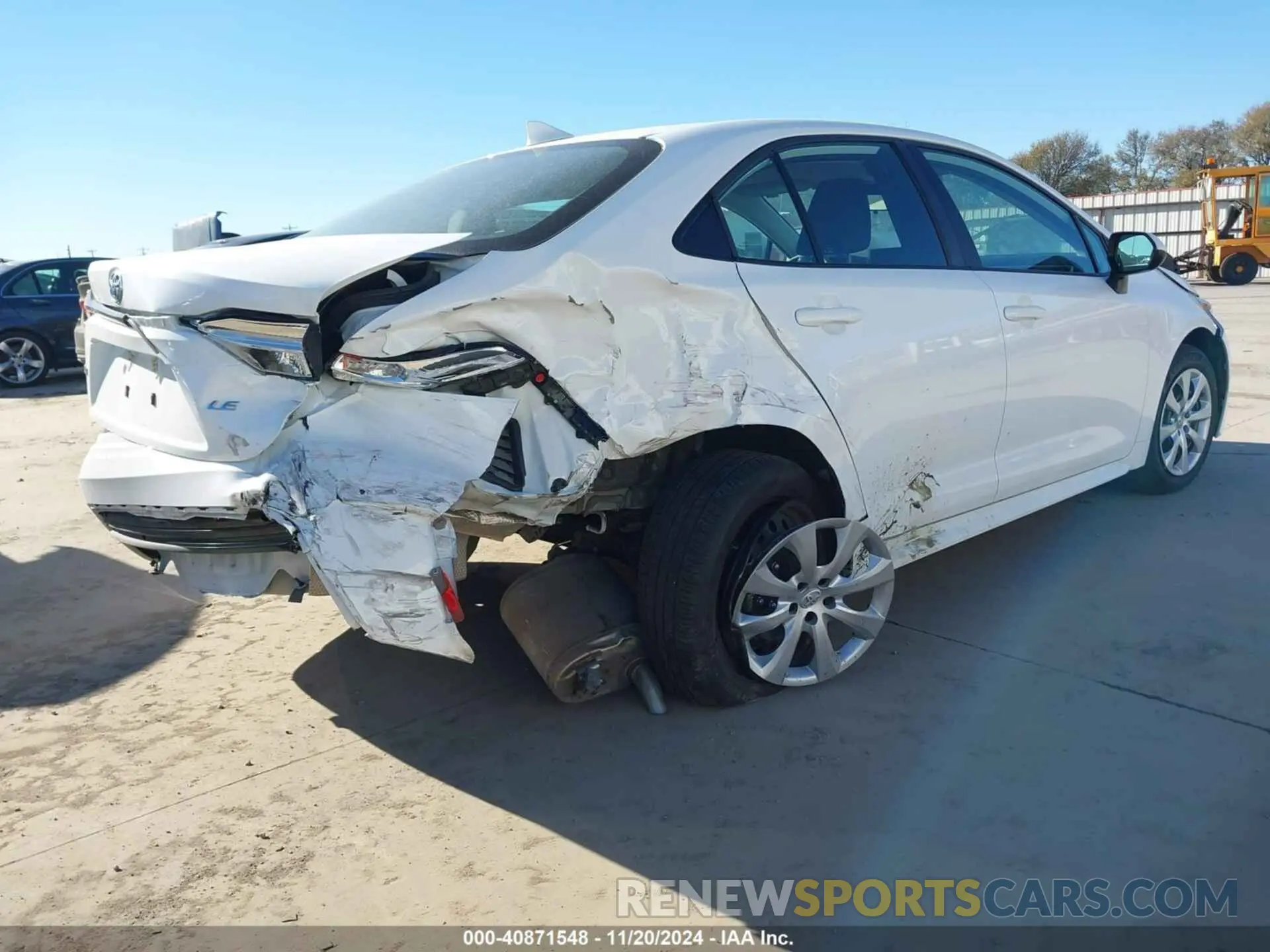 4 fotografías del automóvil dañado 5YFB4MDE2RP084500 TOYOTA COROLLA 2024