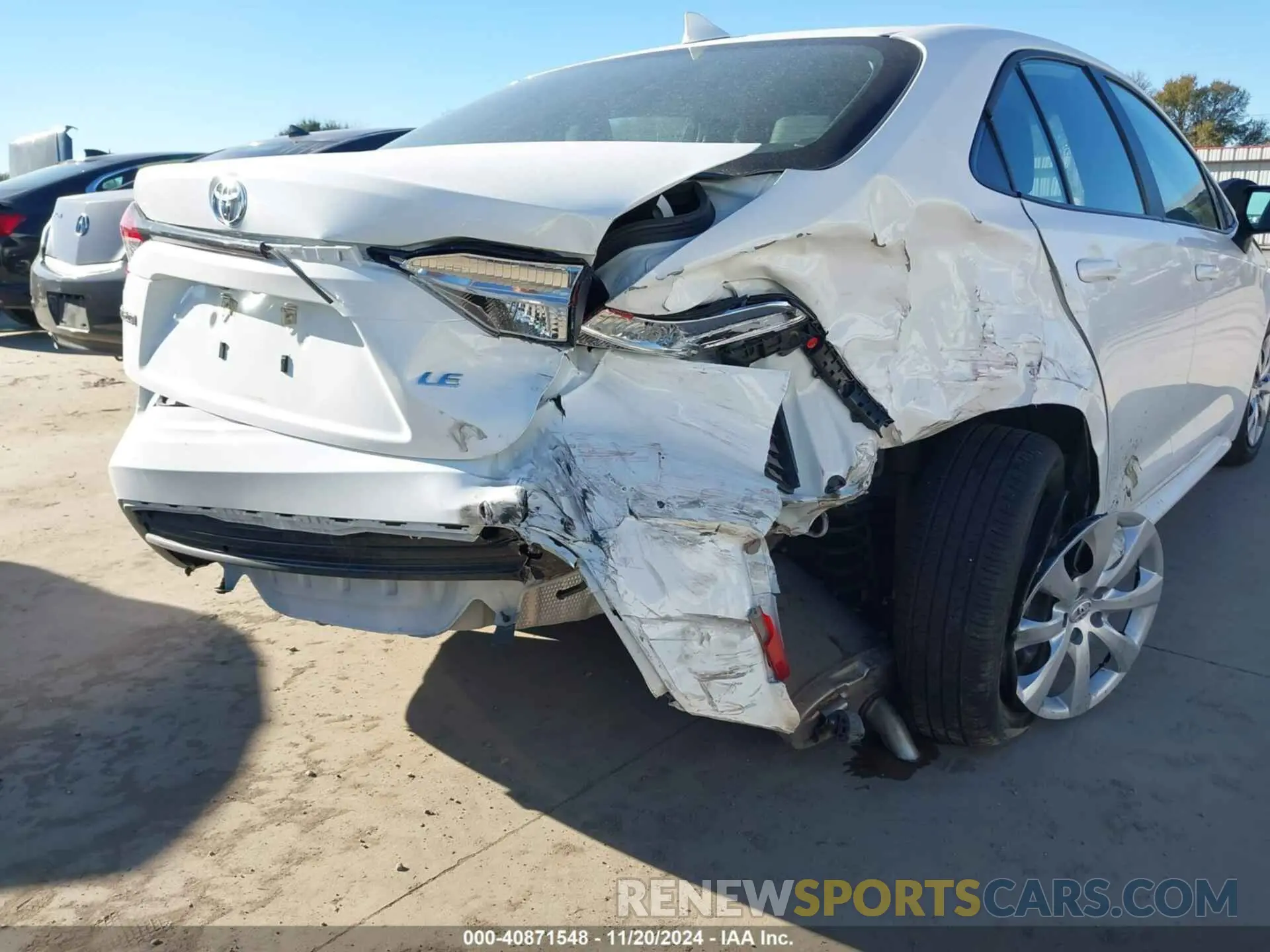 6 fotografías del automóvil dañado 5YFB4MDE2RP084500 TOYOTA COROLLA 2024