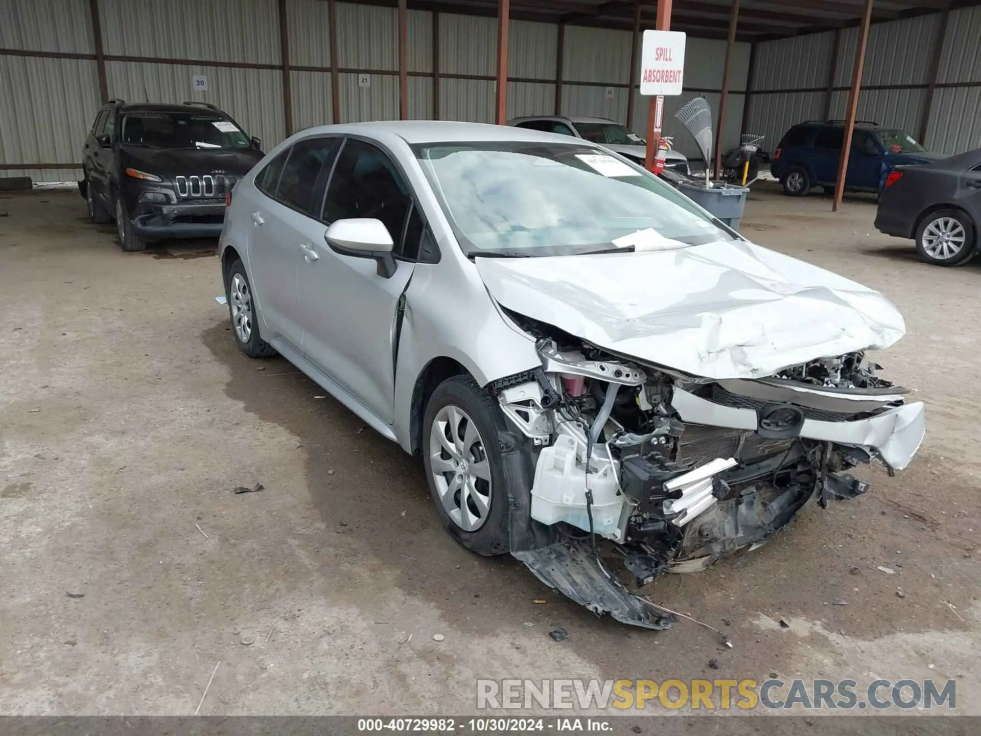 1 fotografías del automóvil dañado 5YFB4MDE2RP086294 TOYOTA COROLLA 2024