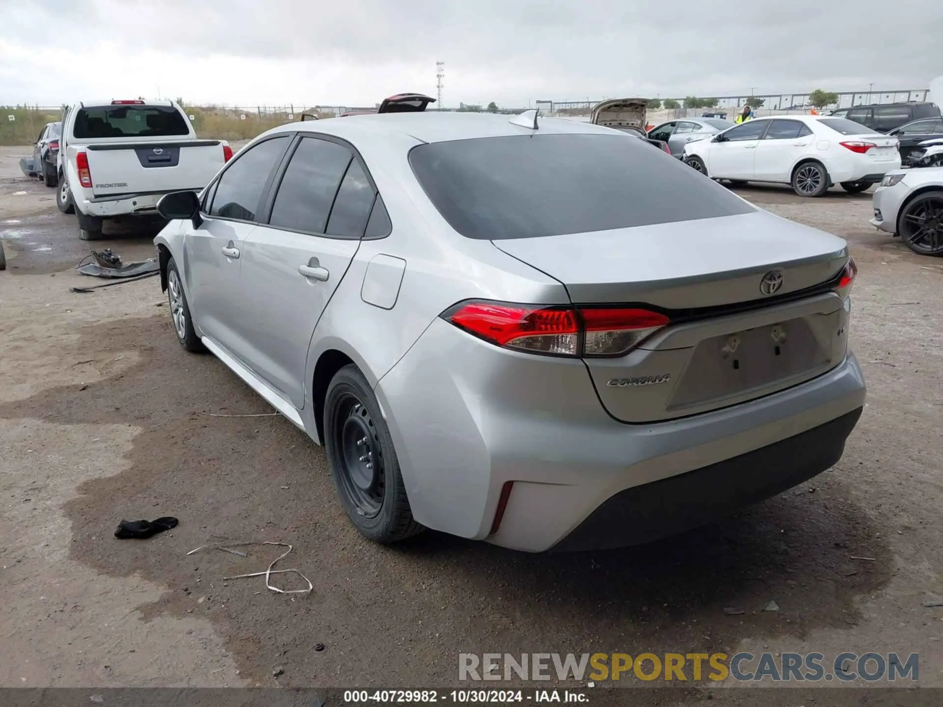 3 fotografías del automóvil dañado 5YFB4MDE2RP086294 TOYOTA COROLLA 2024