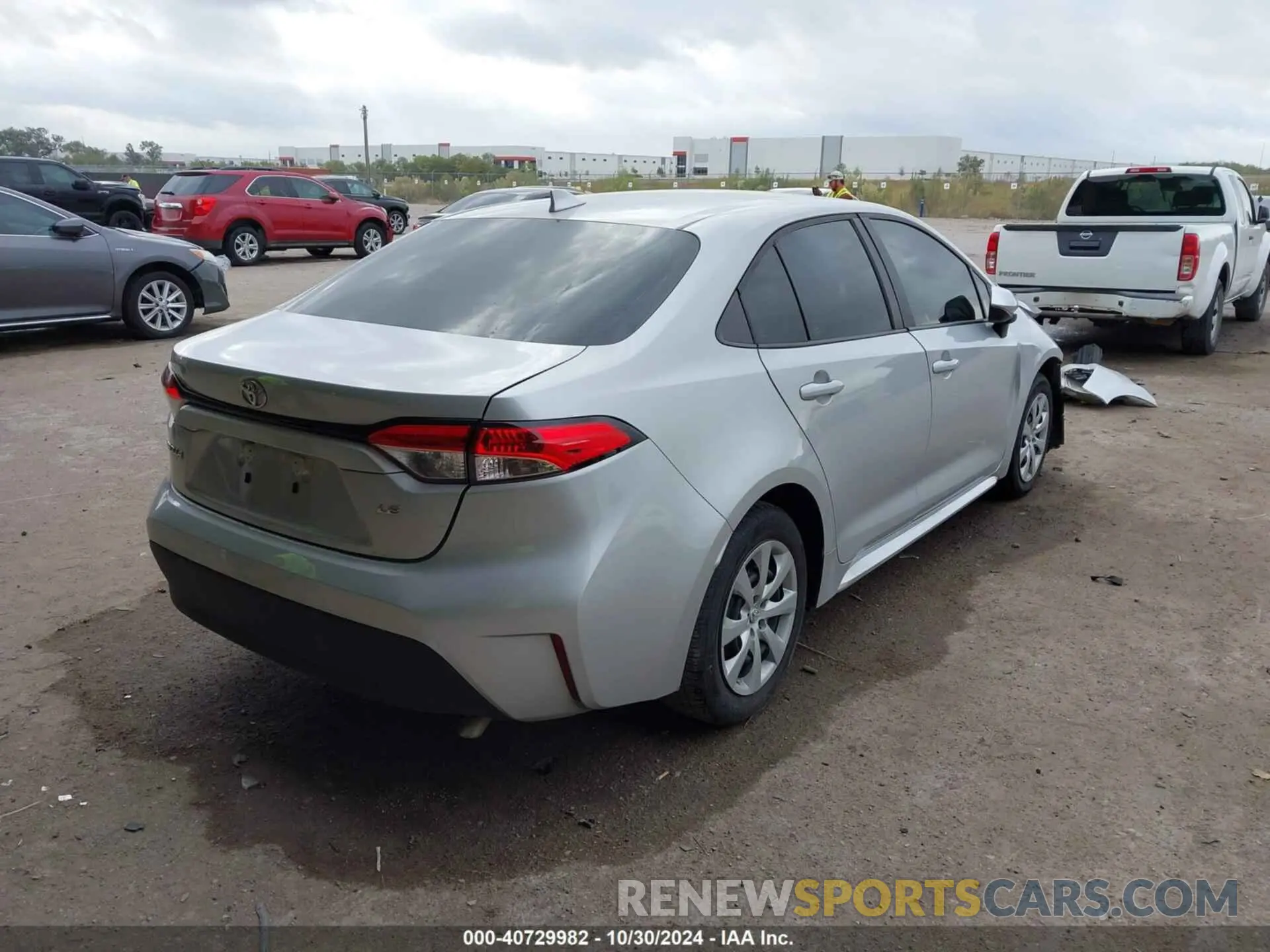 4 fotografías del automóvil dañado 5YFB4MDE2RP086294 TOYOTA COROLLA 2024