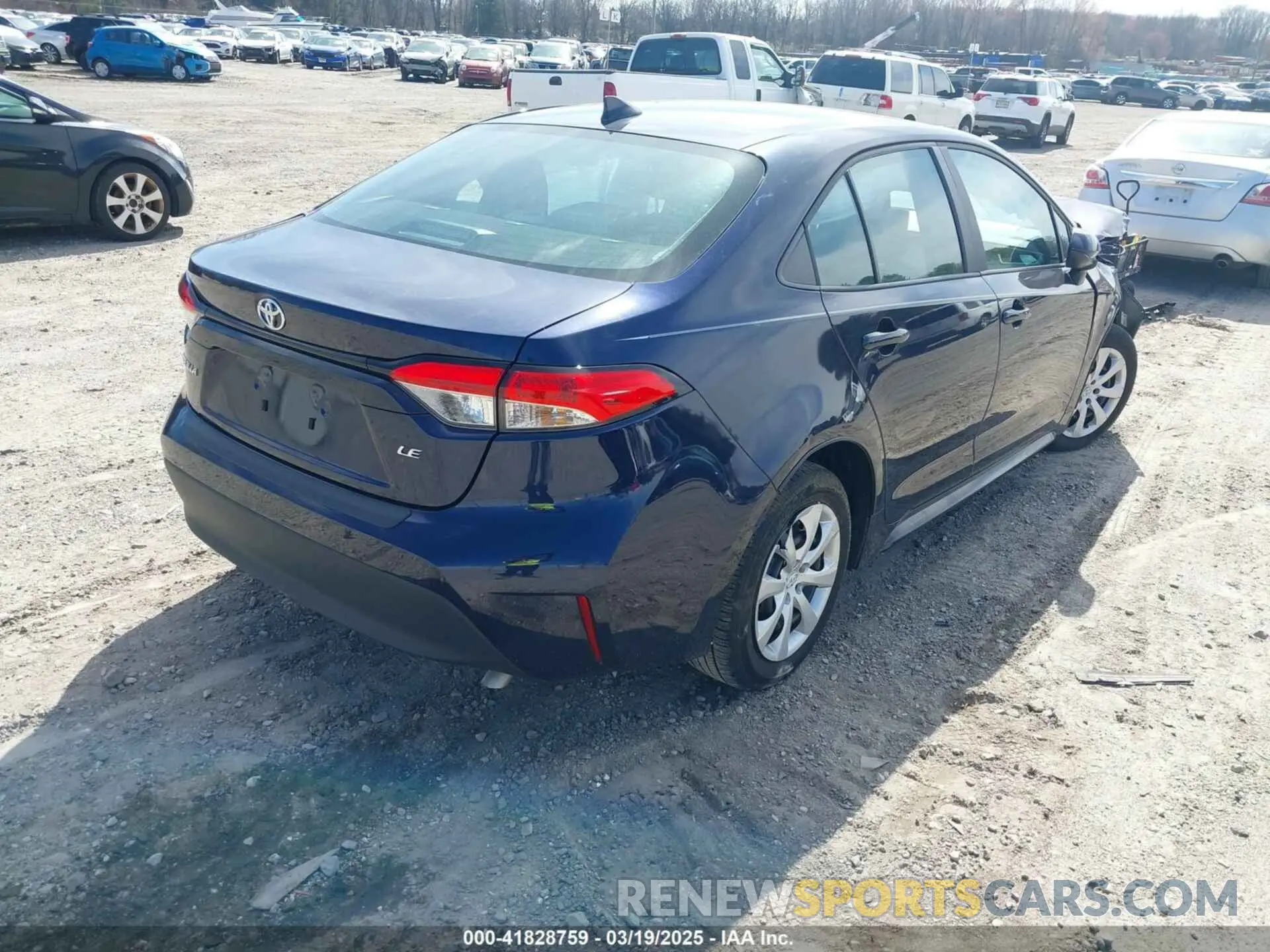 4 fotografías del automóvil dañado 5YFB4MDE2RP108701 TOYOTA COROLLA 2024