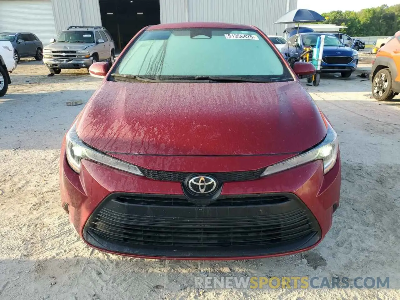 5 fotografías del automóvil dañado 5YFB4MDE2RP120363 TOYOTA COROLLA 2024