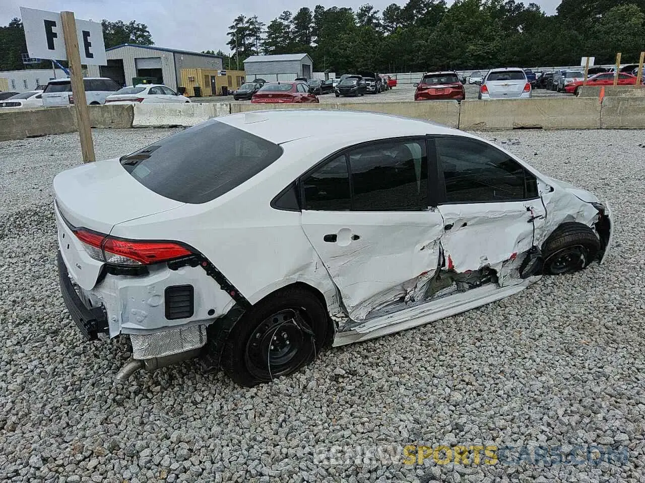 3 fotografías del automóvil dañado 5YFB4MDE2RP126065 TOYOTA COROLLA 2024