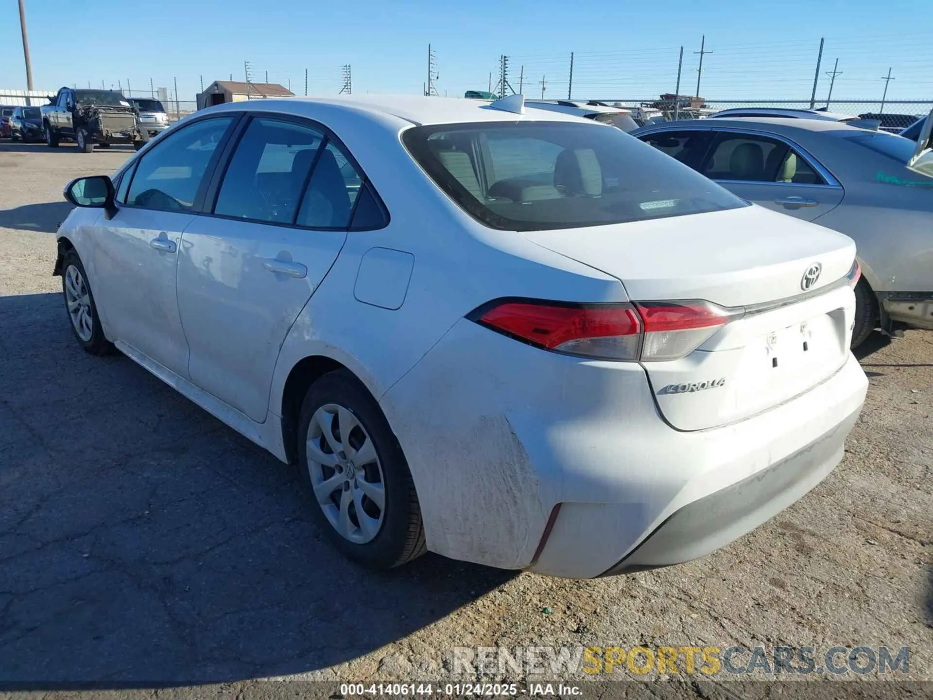 3 fotografías del automóvil dañado 5YFB4MDE2RP147613 TOYOTA COROLLA 2024